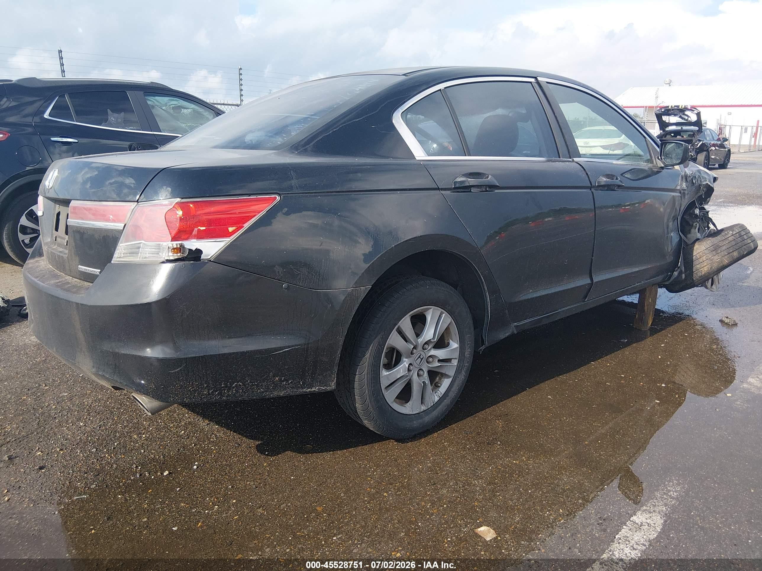 2011 Honda Accord 2.4 Se Black vin: 1HGCP2F65BA000946