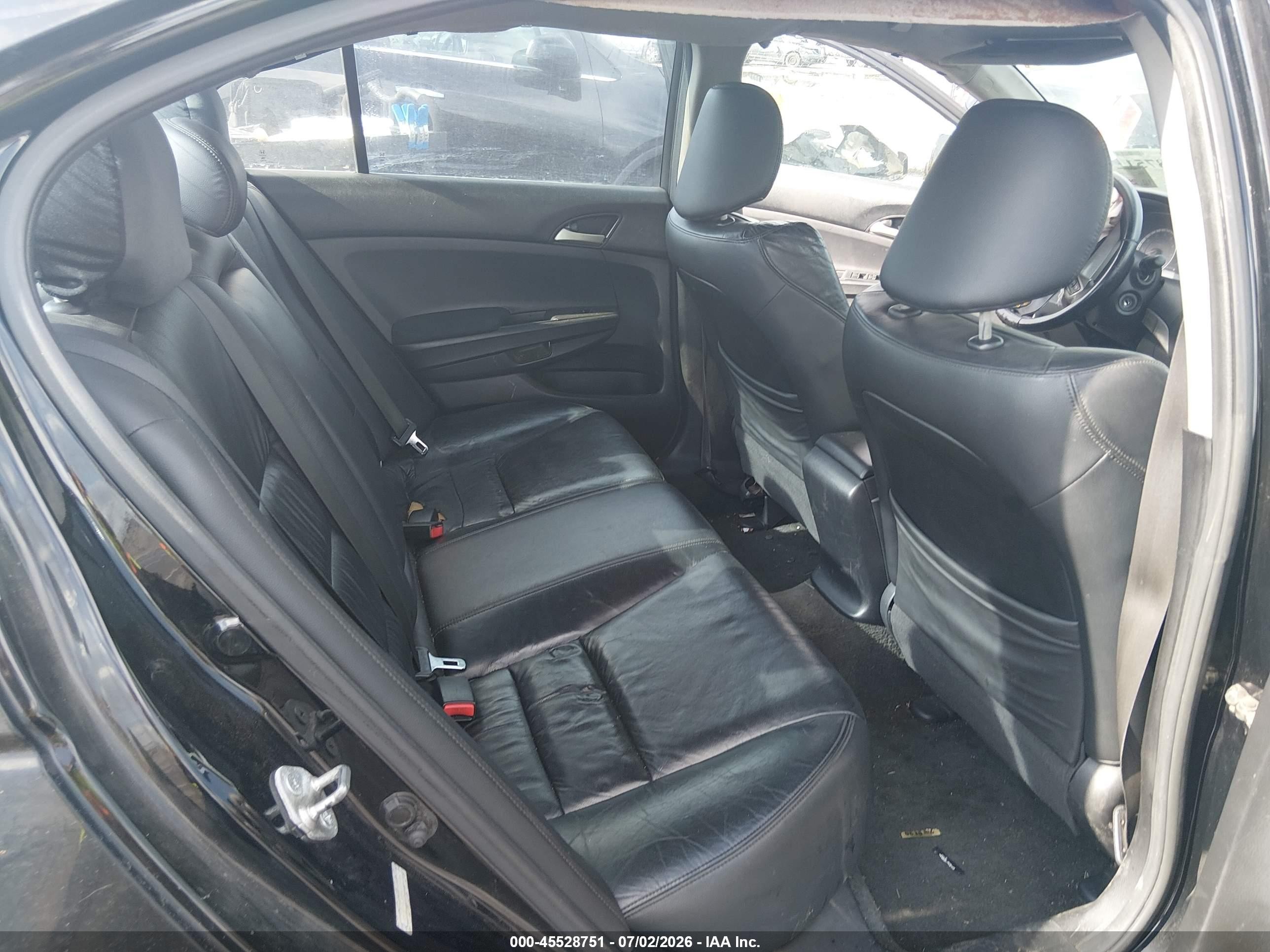 2011 Honda Accord 2.4 Se Black vin: 1HGCP2F65BA000946