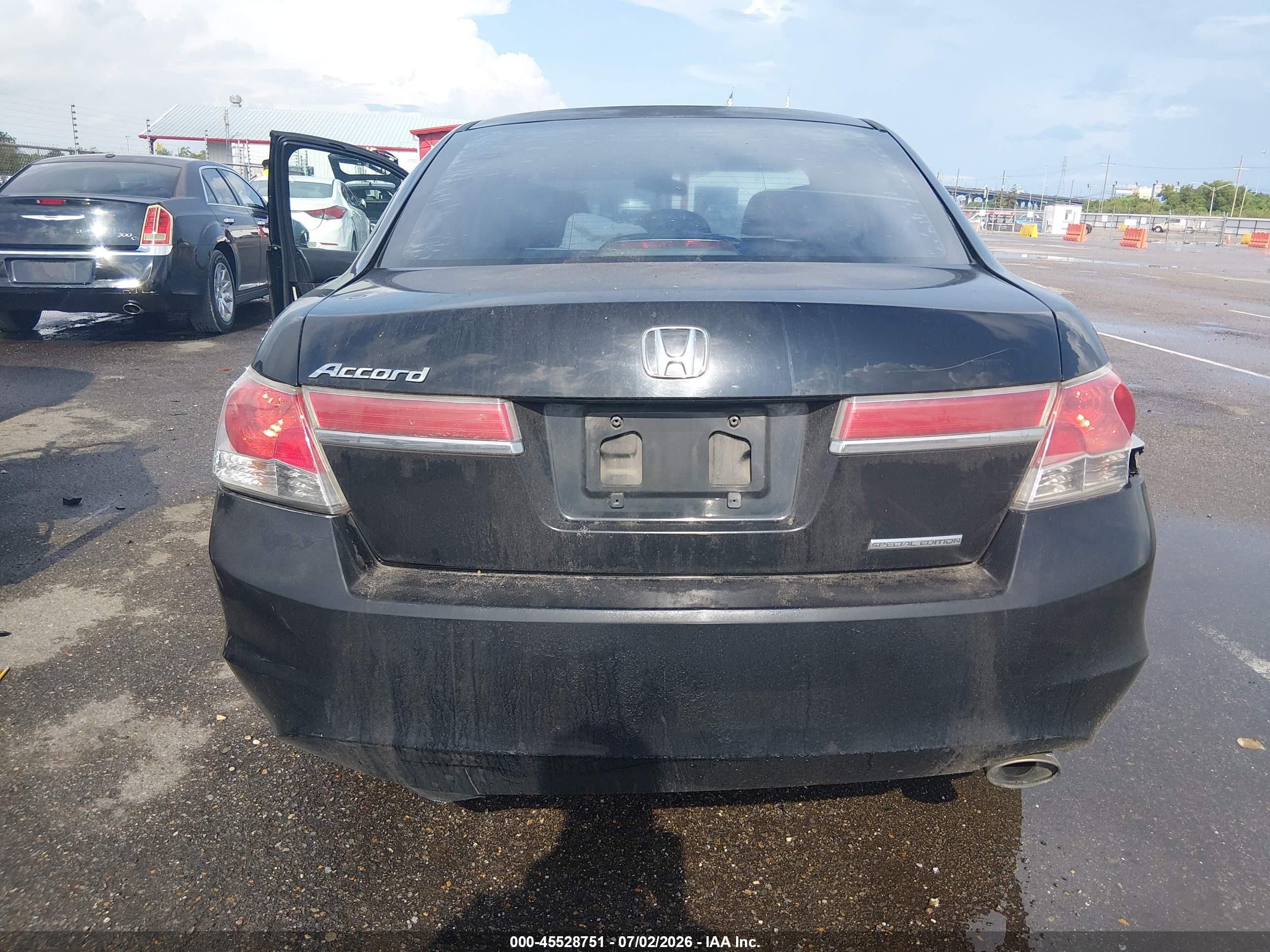 2011 Honda Accord 2.4 Se Black vin: 1HGCP2F65BA000946