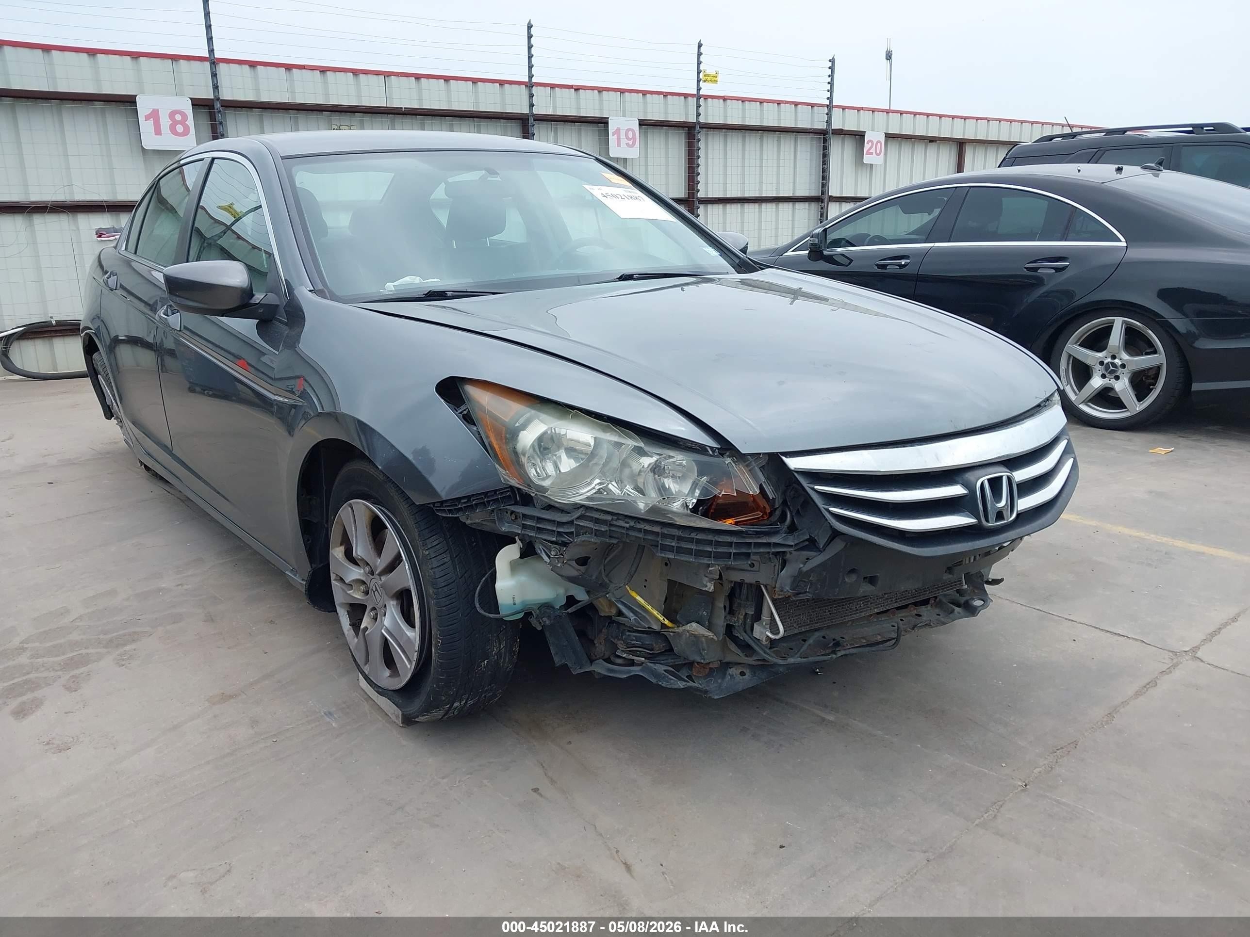 2011 Honda Accord 2.4 Se Gray vin: 1HGCP2F65BA007217