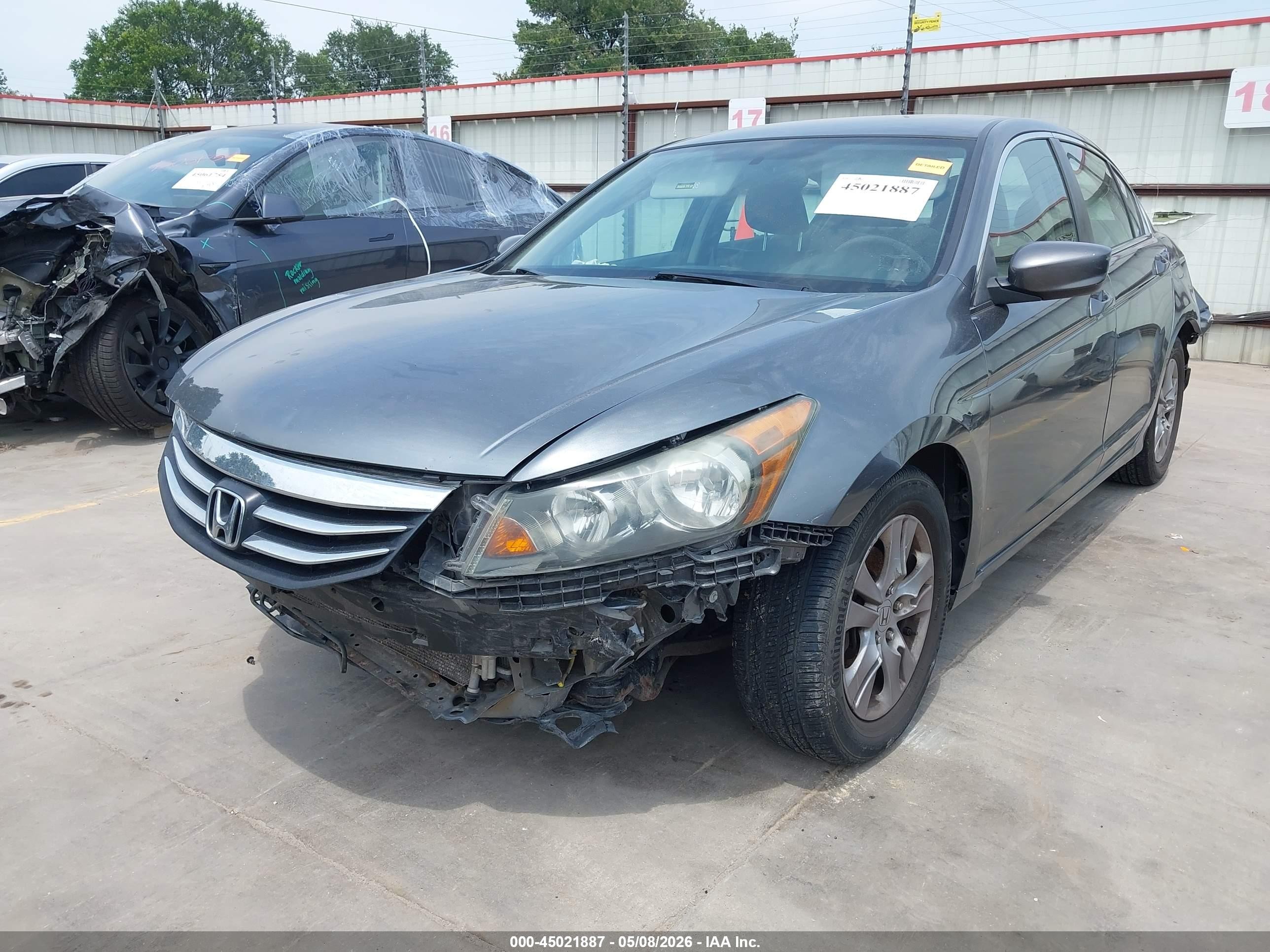 2011 Honda Accord 2.4 Se Gray vin: 1HGCP2F65BA007217