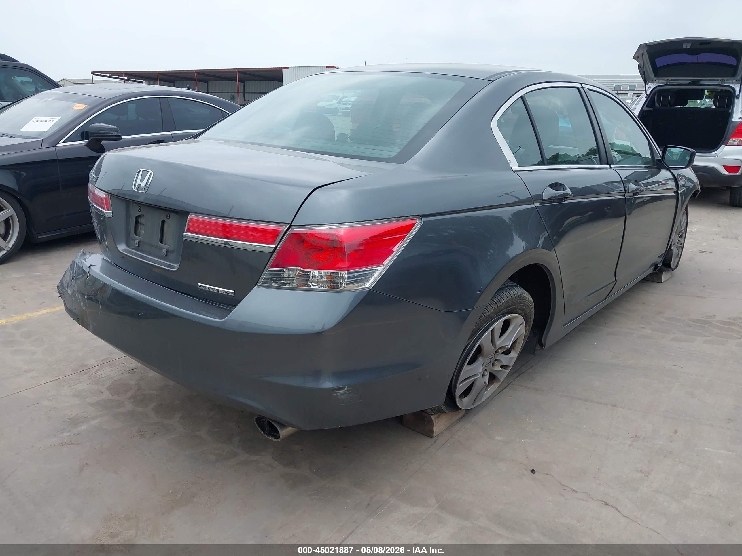 2011 Honda Accord 2.4 Se Gray vin: 1HGCP2F65BA007217