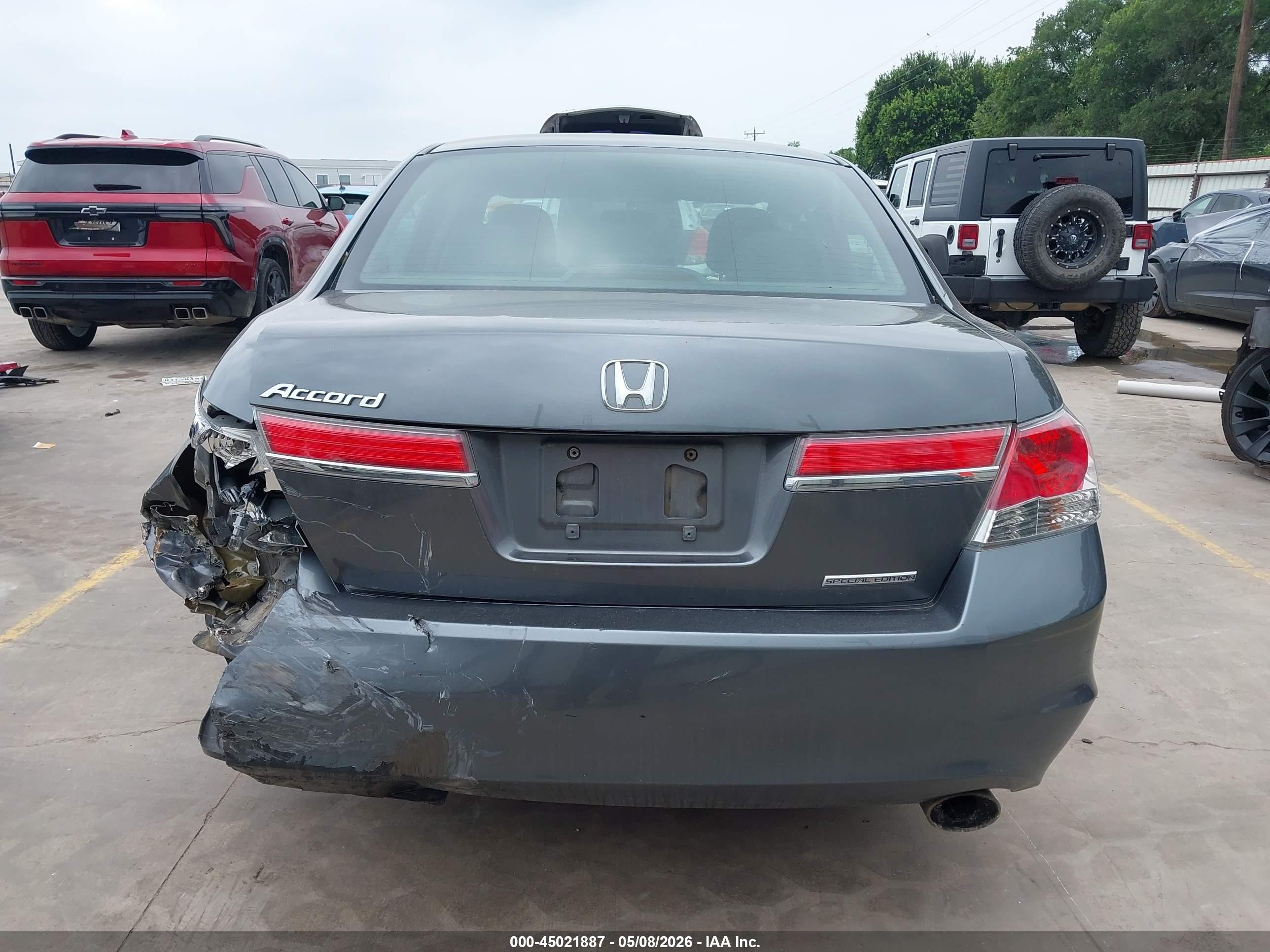 2011 Honda Accord 2.4 Se Gray vin: 1HGCP2F65BA007217