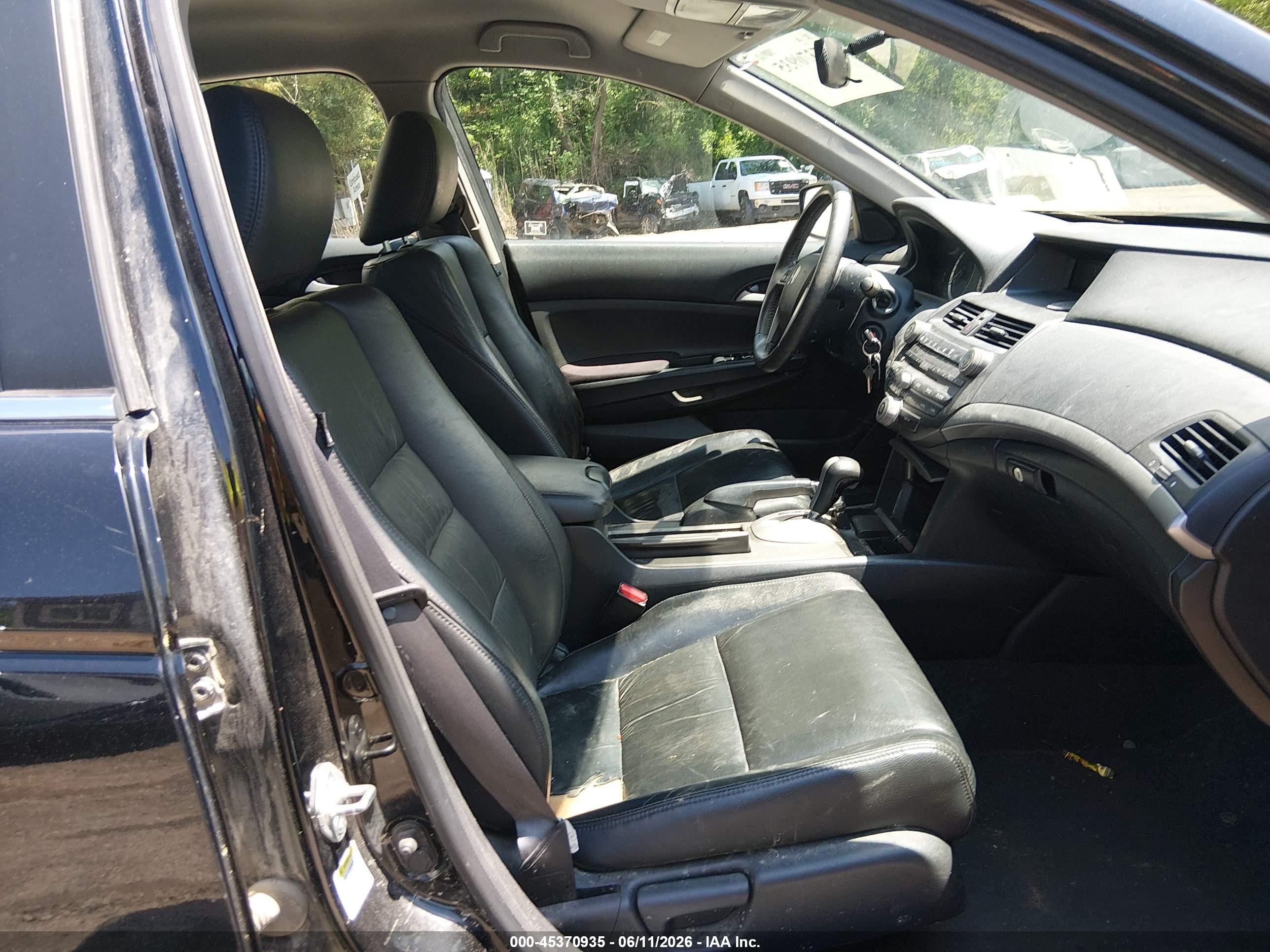 2011 Honda Accord 2.4 Se Black vin: 1HGCP2F65BA139460