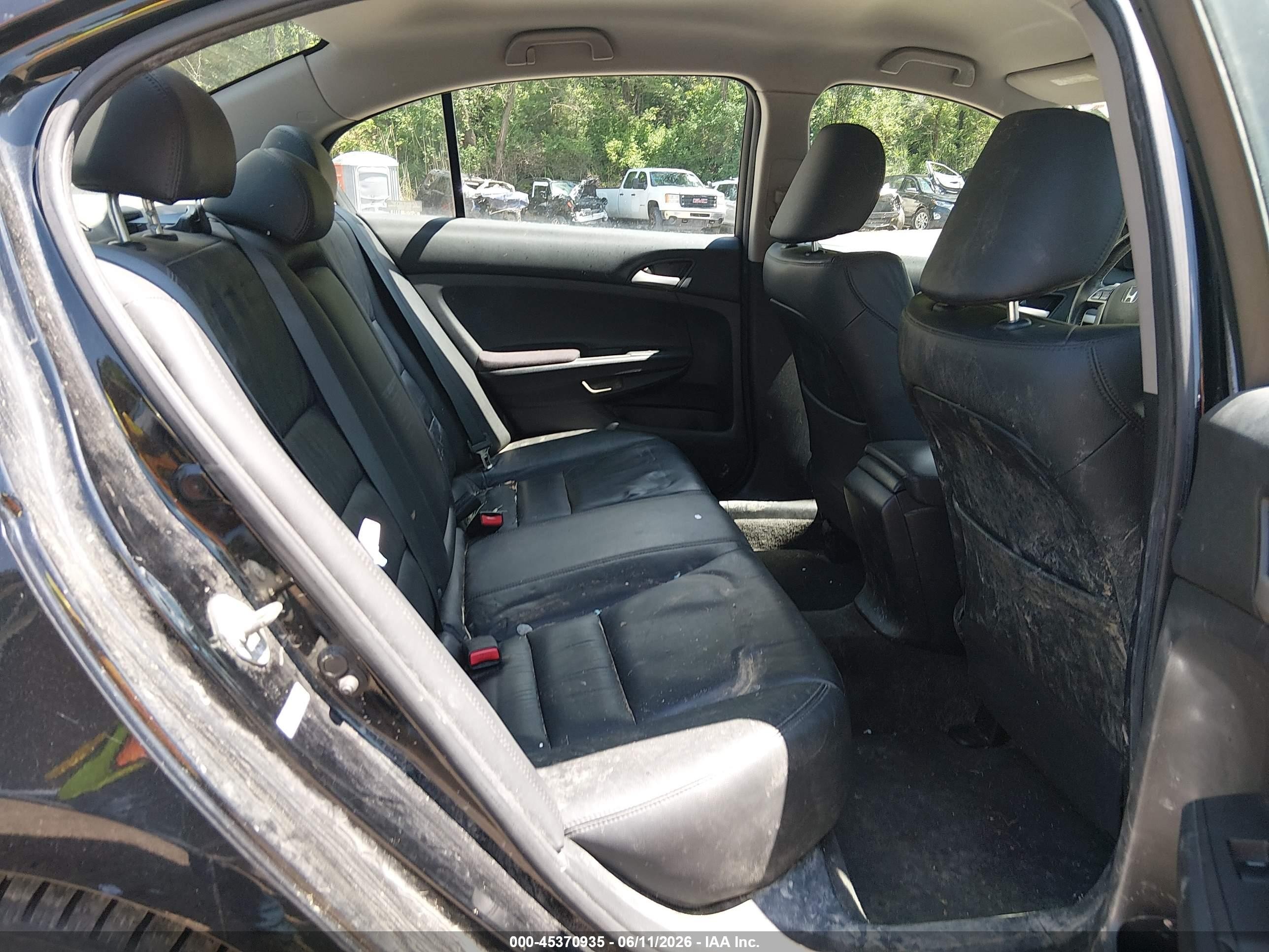 2011 Honda Accord 2.4 Se Black vin: 1HGCP2F65BA139460