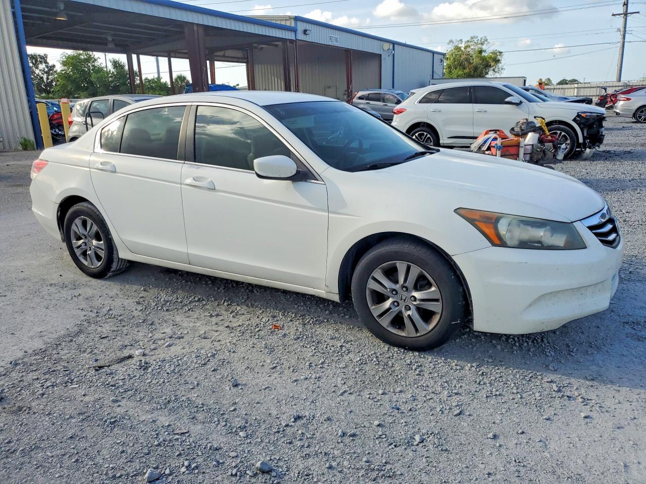 2011 Honda Accord Se White vin: 1HGCP2F65BA149826