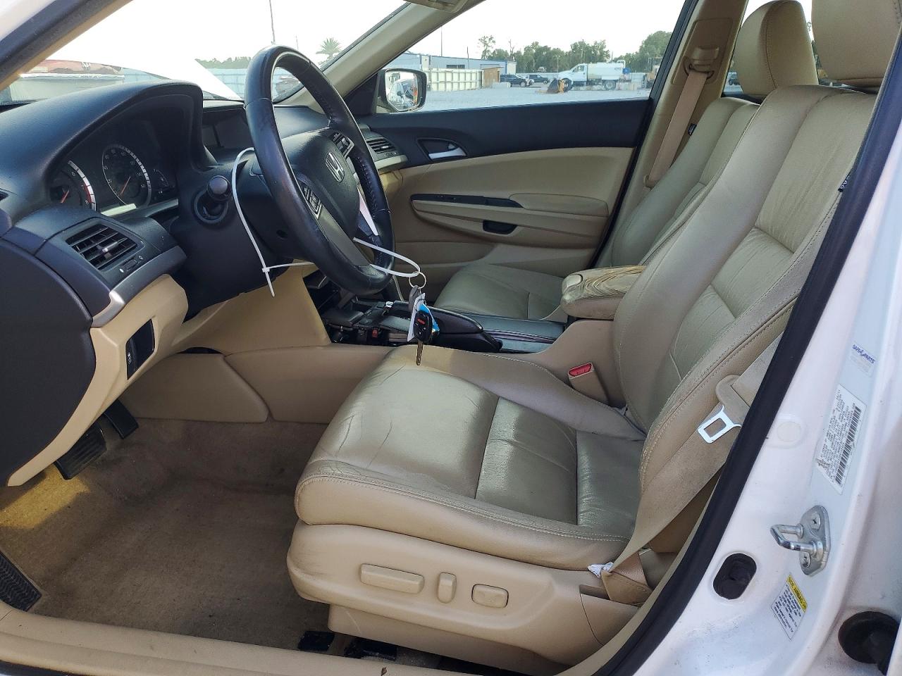 2011 Honda Accord Se White vin: 1HGCP2F65BA149826