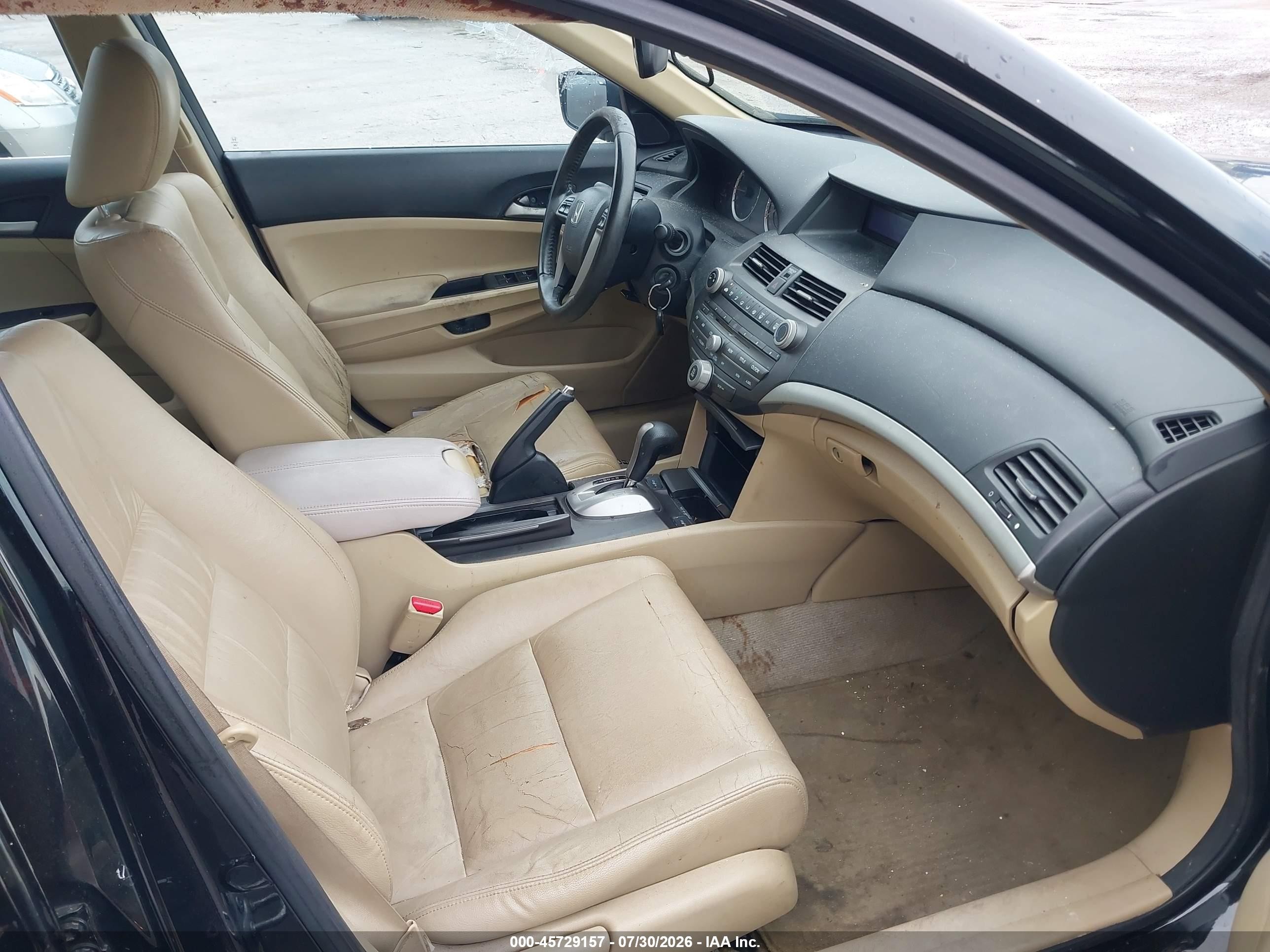 2011 Honda Accord 2.4 Se Black vin: 1HGCP2F65BA155951