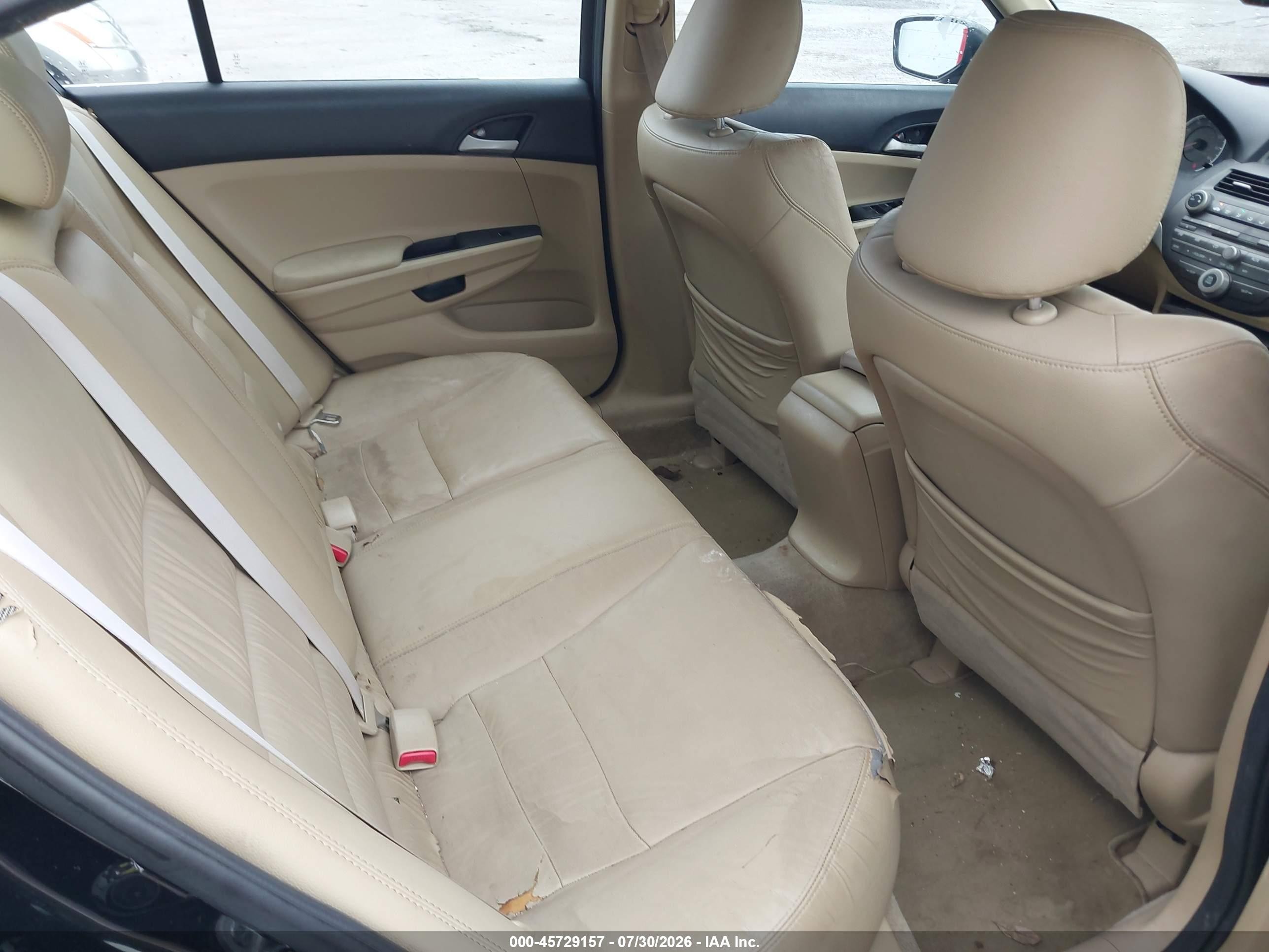 2011 Honda Accord 2.4 Se Black vin: 1HGCP2F65BA155951