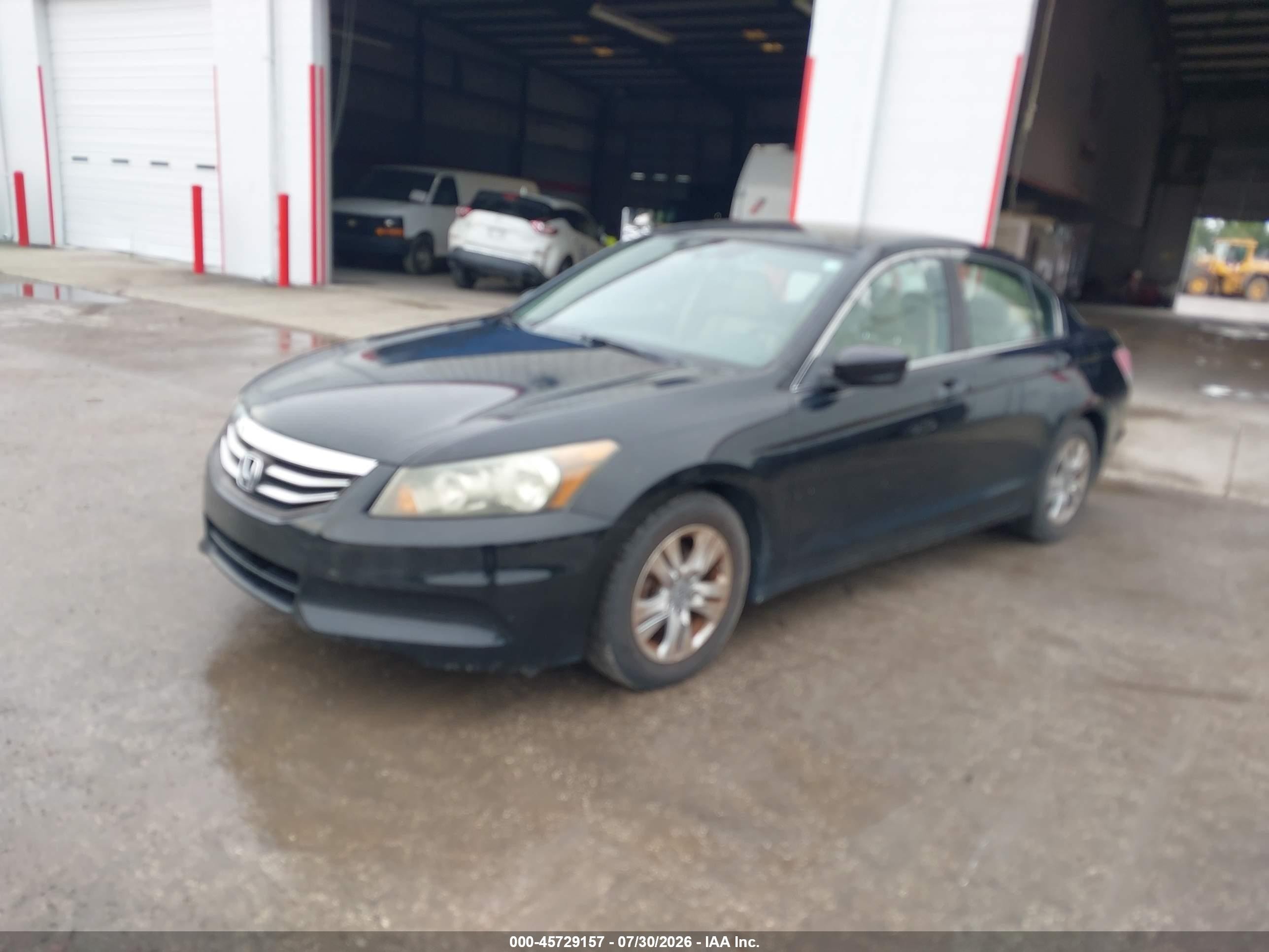 2011 Honda Accord 2.4 Se Black vin: 1HGCP2F65BA155951