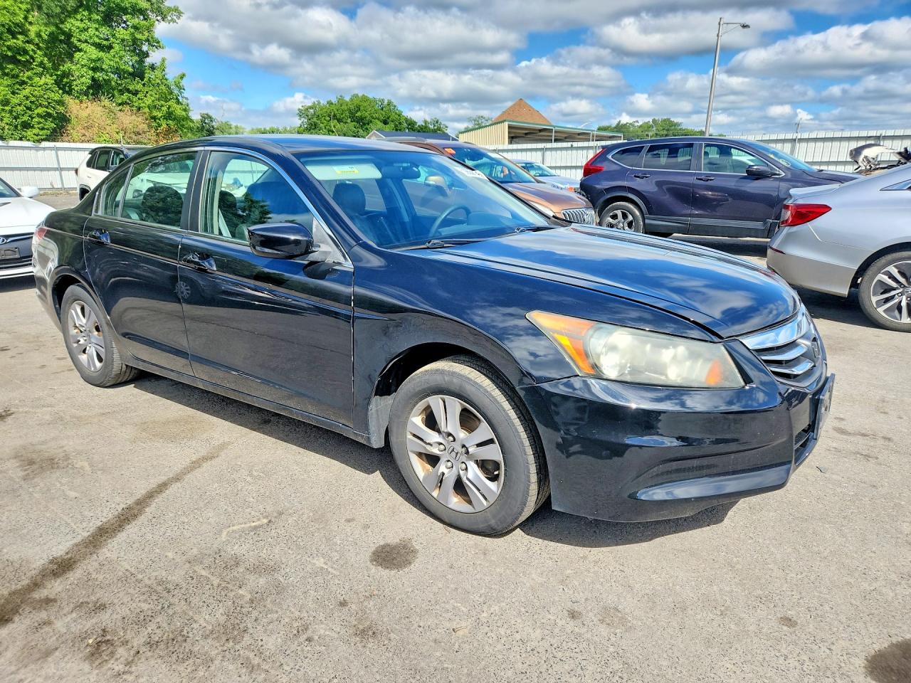 2012 Honda Accord Se Black vin: 1HGCP2F65CA008496