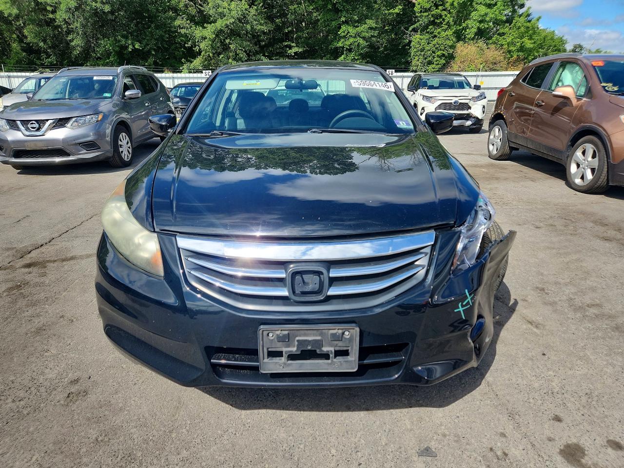 2012 Honda Accord Se Black vin: 1HGCP2F65CA008496