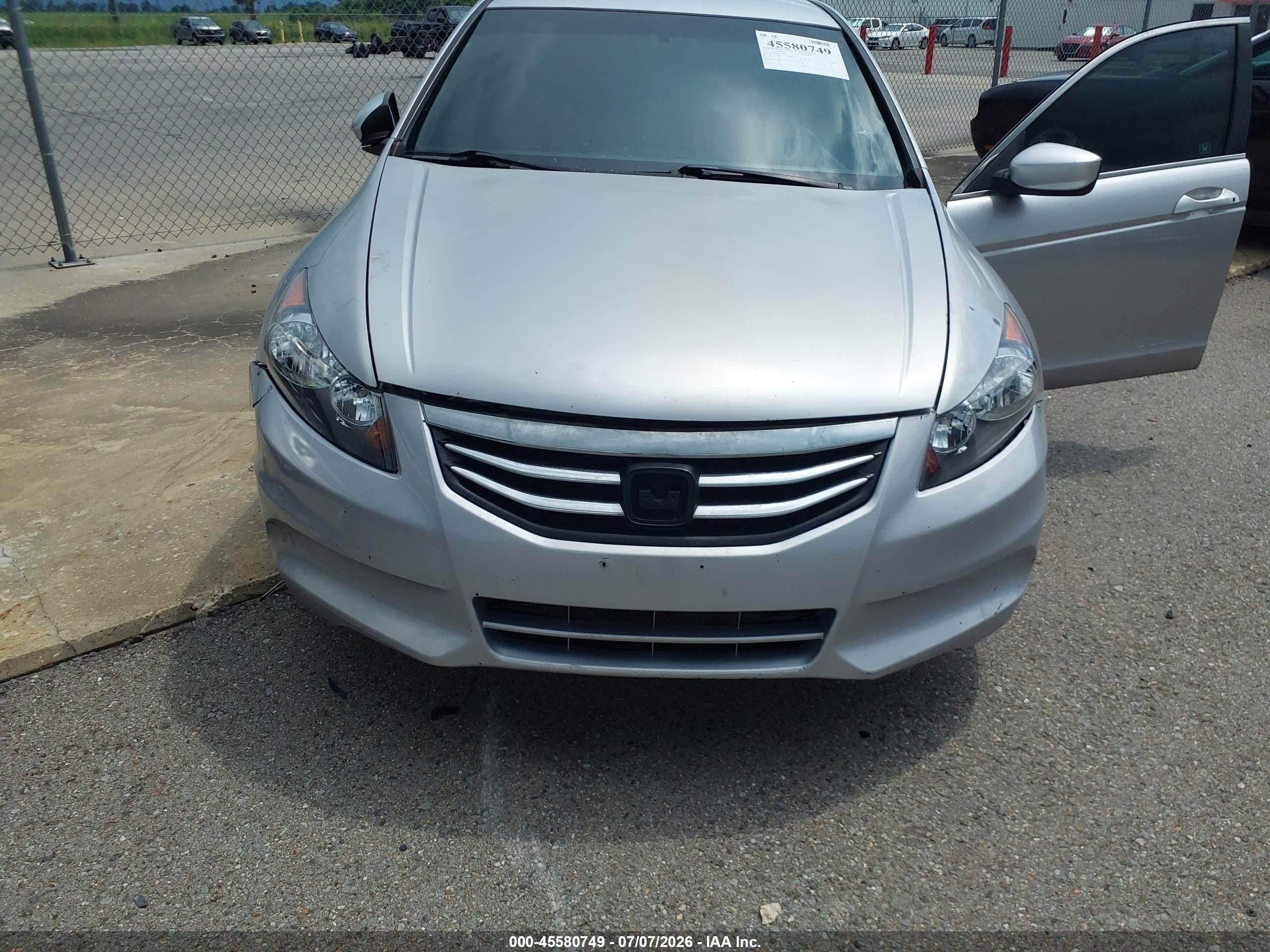 2012 Honda Accord 2.4 Se Silver vin: 1HGCP2F65CA026755