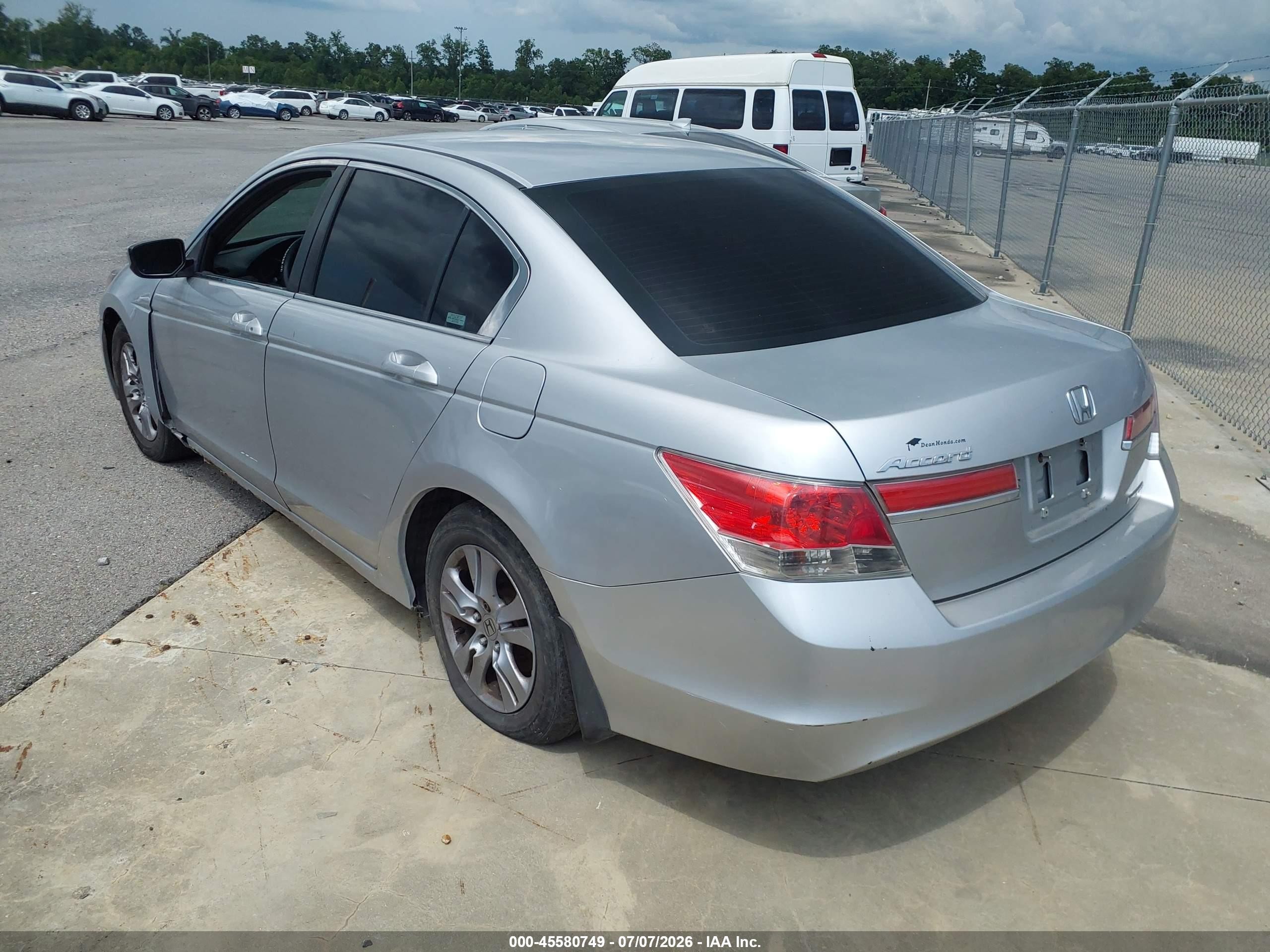 2012 Honda Accord 2.4 Se Silver vin: 1HGCP2F65CA026755