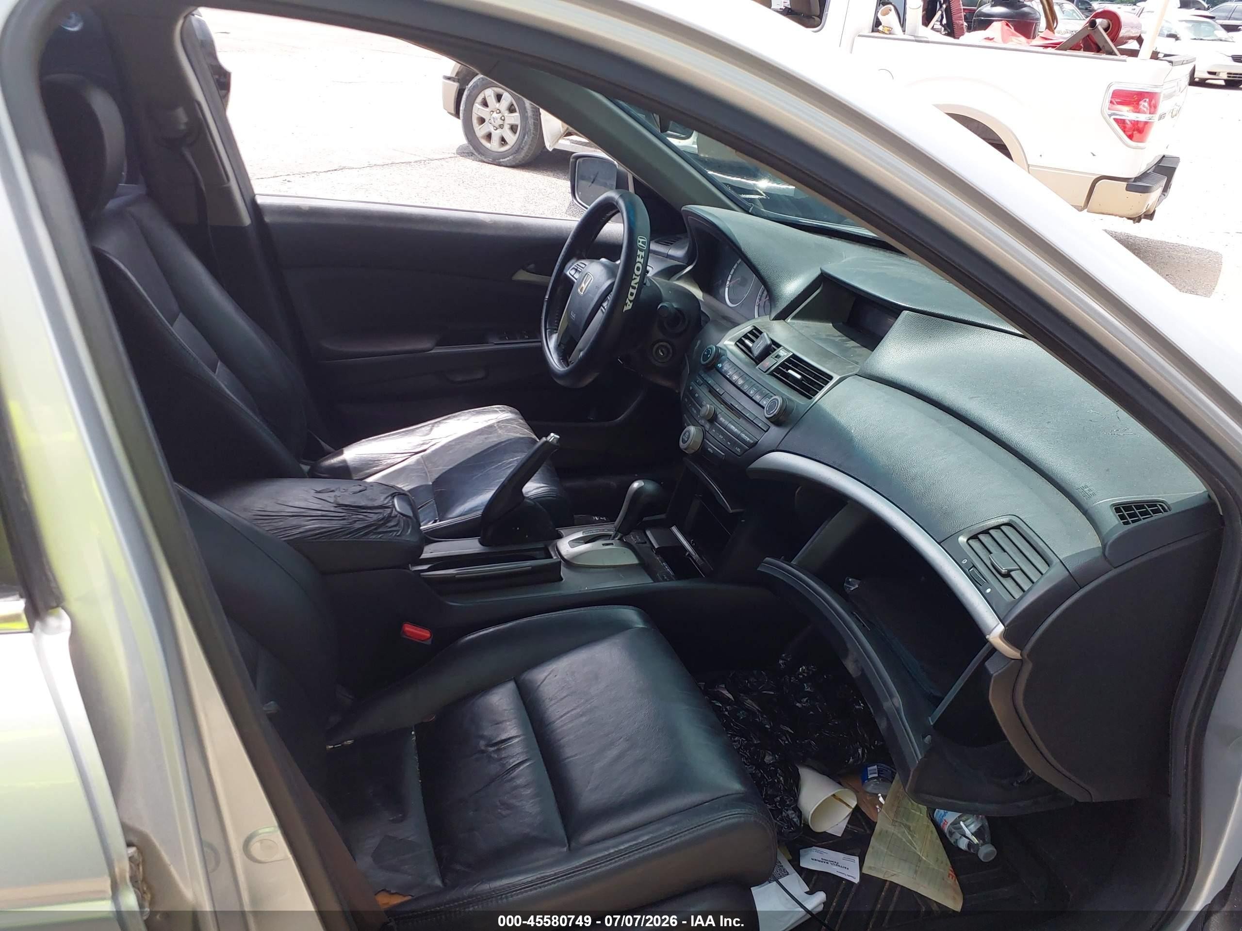 2012 Honda Accord 2.4 Se Silver vin: 1HGCP2F65CA026755