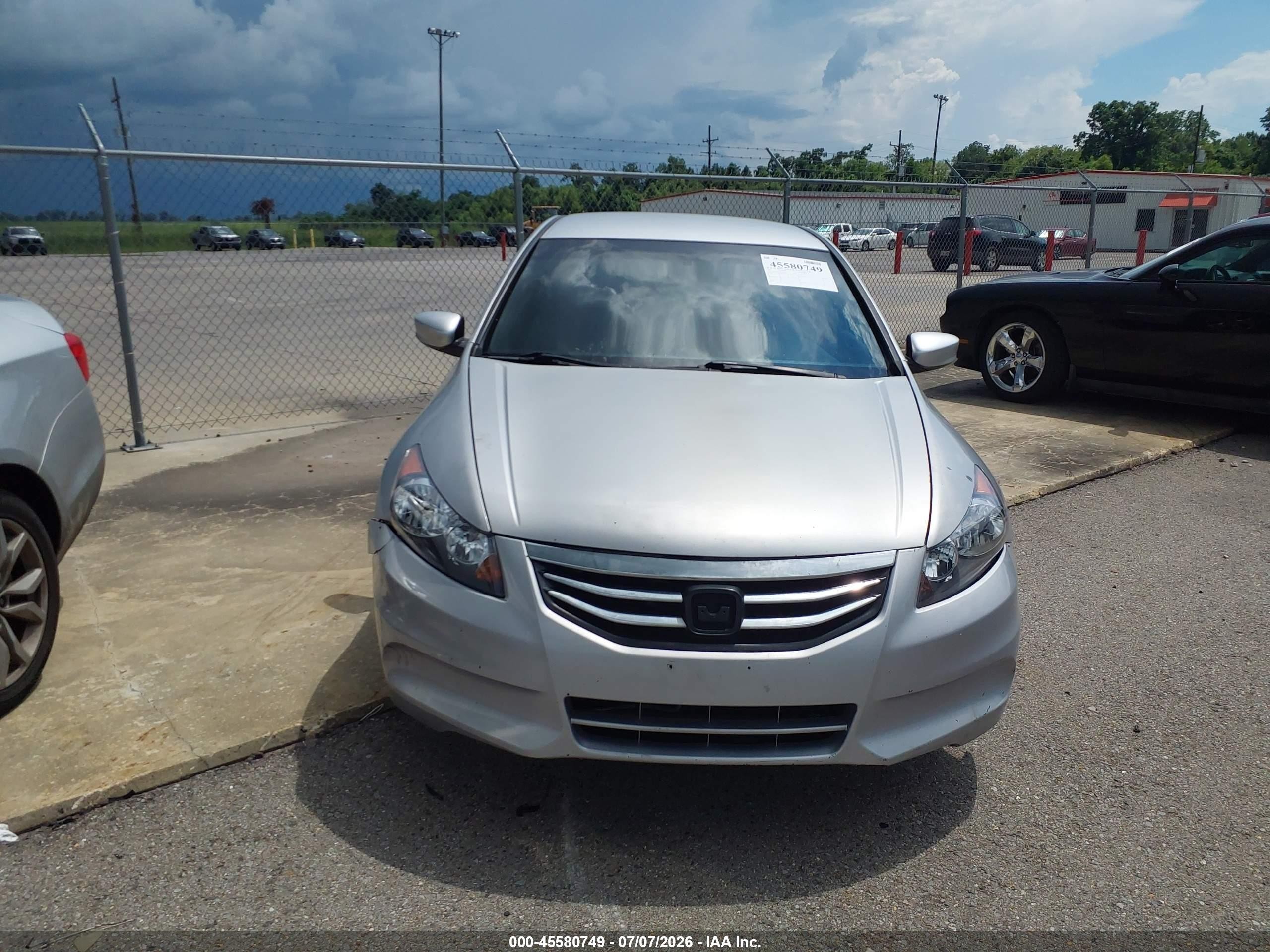 2012 Honda Accord 2.4 Se Silver vin: 1HGCP2F65CA026755