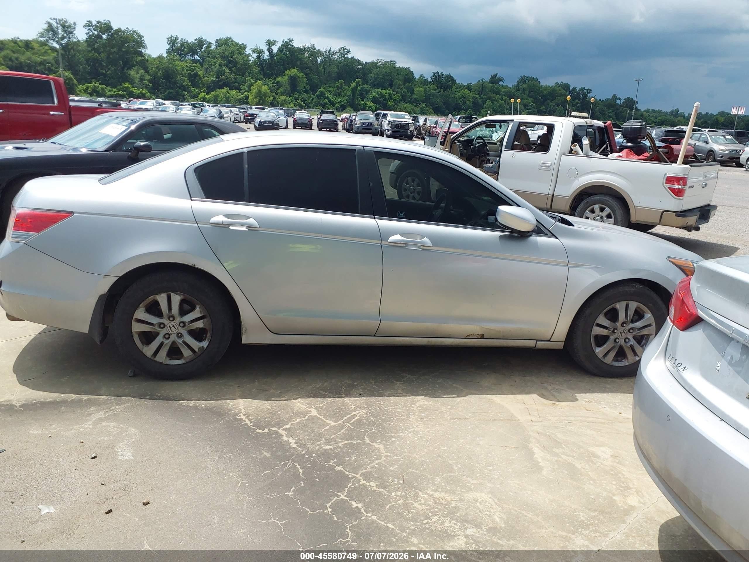 2012 Honda Accord 2.4 Se Silver vin: 1HGCP2F65CA026755