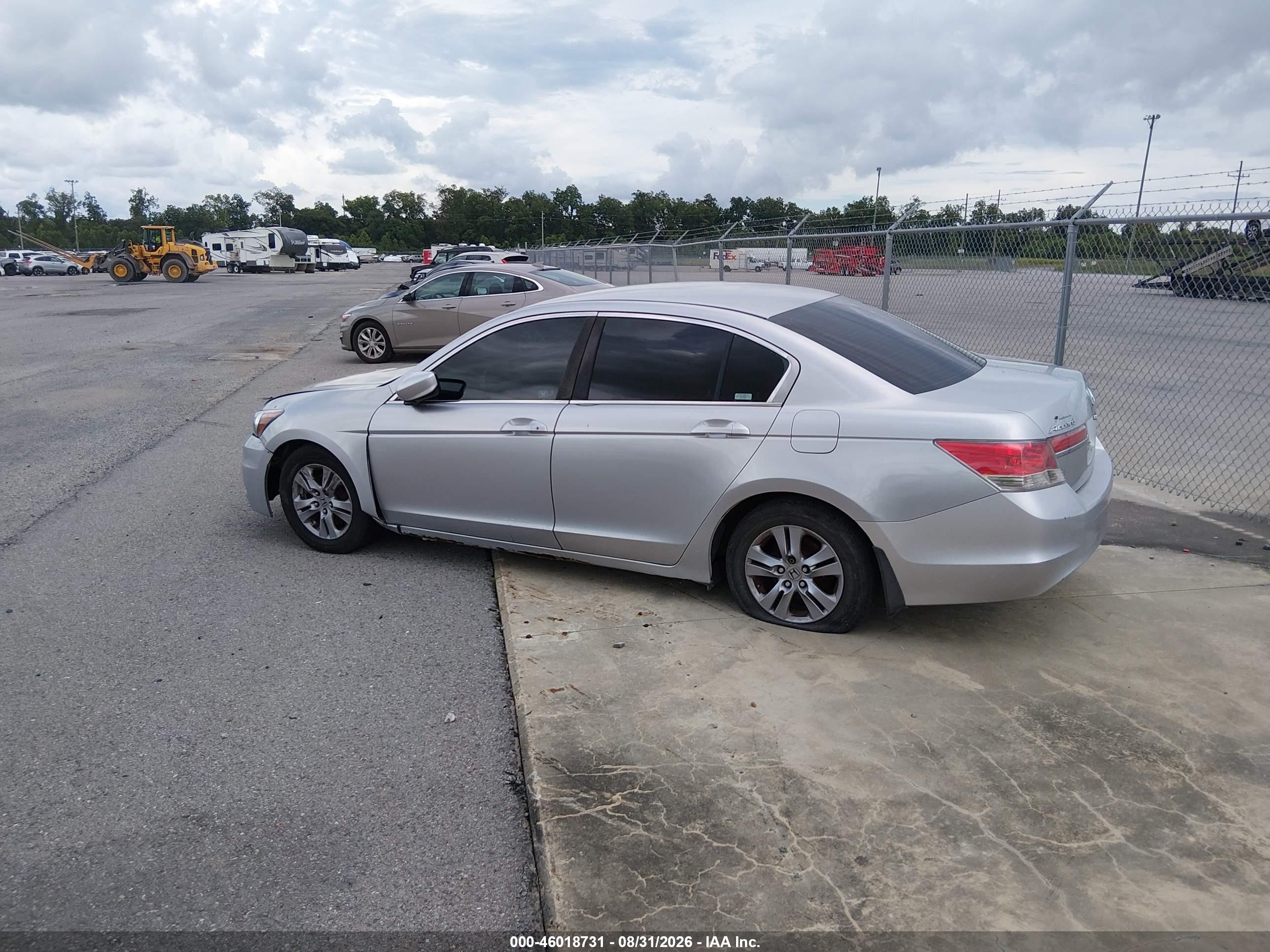 2012 Honda Accord 2.4 Se Silver vin: 1HGCP2F65CA026755