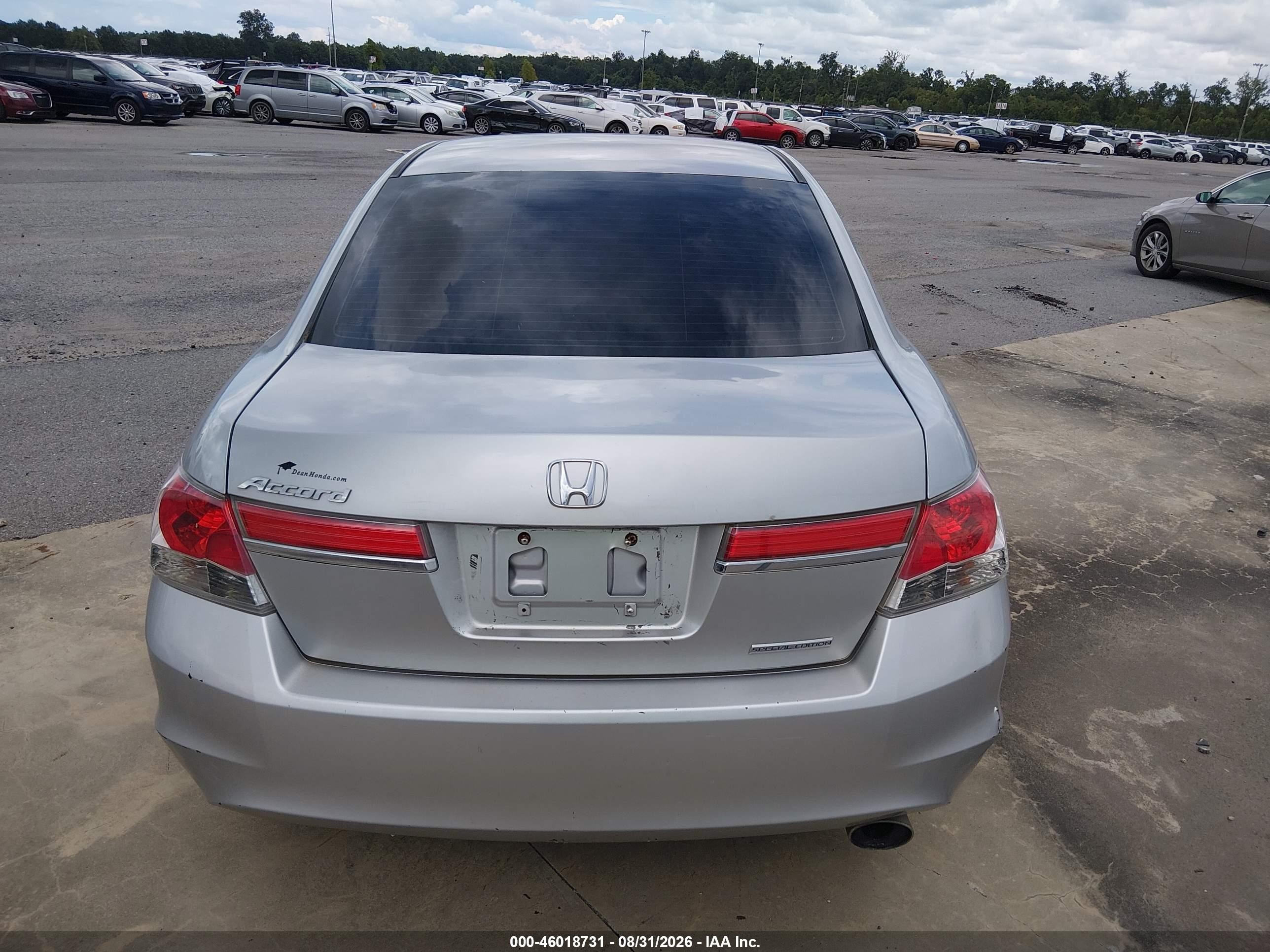 2012 Honda Accord 2.4 Se Silver vin: 1HGCP2F65CA026755