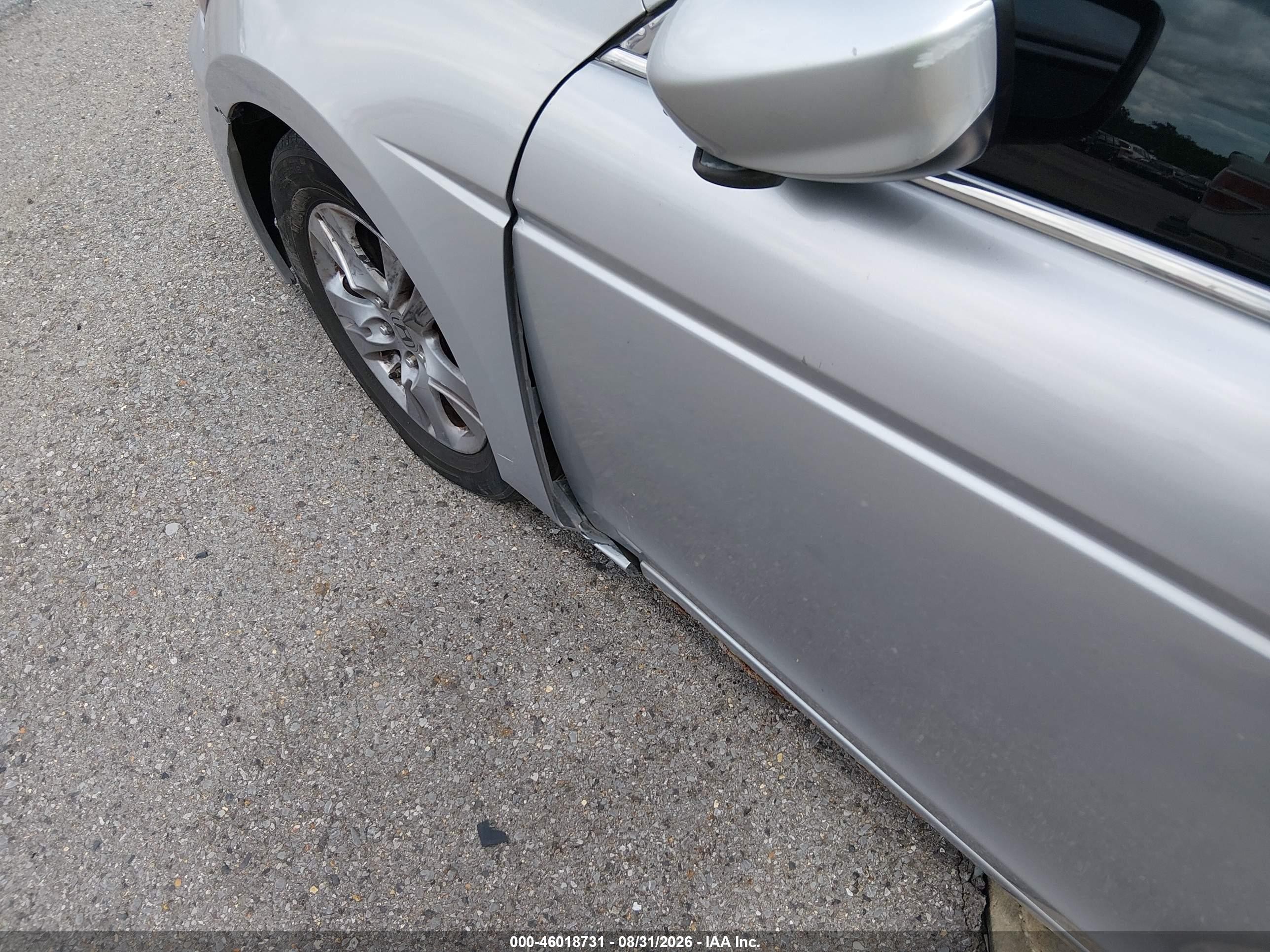 2012 Honda Accord 2.4 Se Silver vin: 1HGCP2F65CA026755