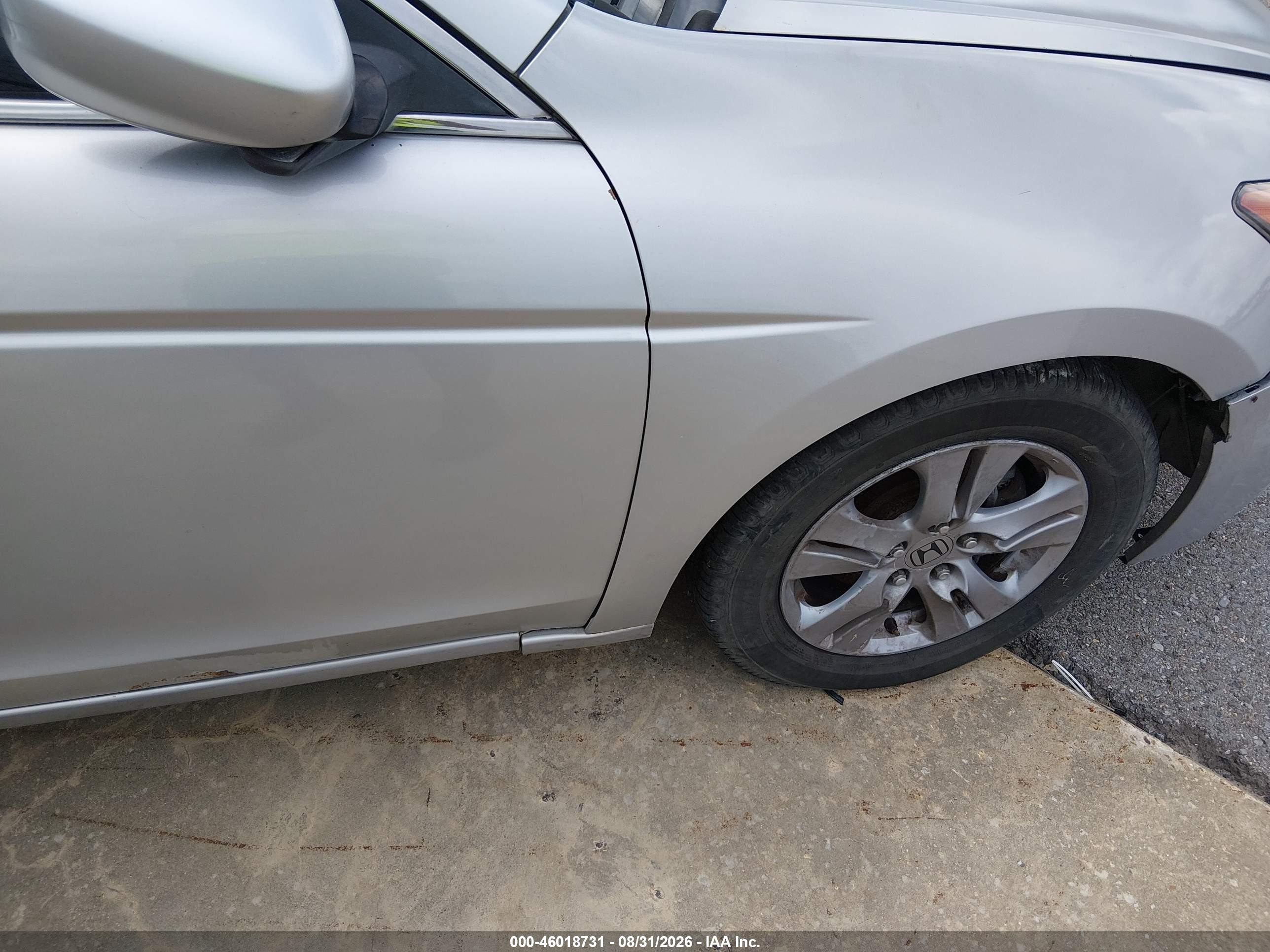 2012 Honda Accord 2.4 Se Silver vin: 1HGCP2F65CA026755