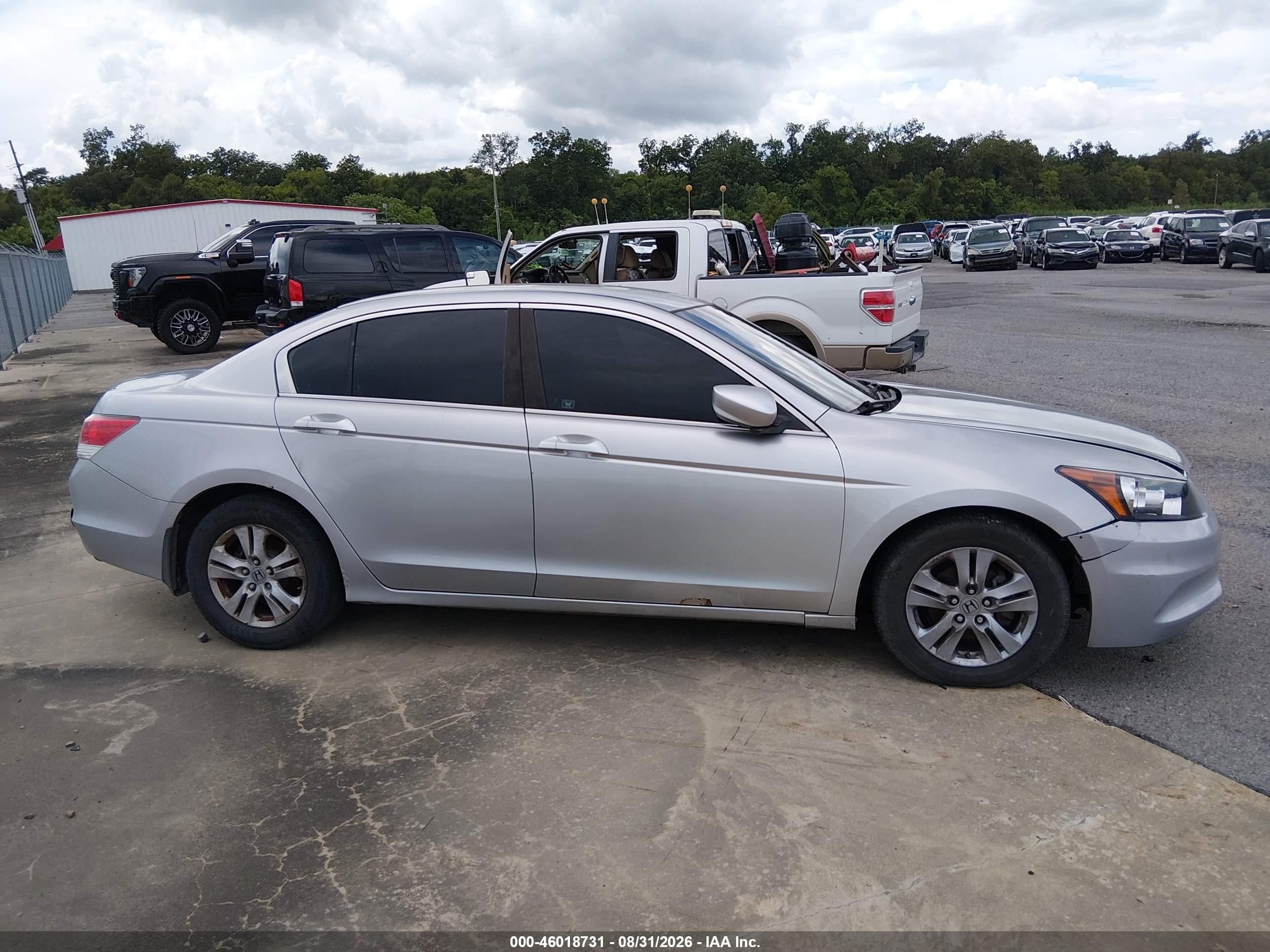 2012 Honda Accord 2.4 Se Silver vin: 1HGCP2F65CA026755