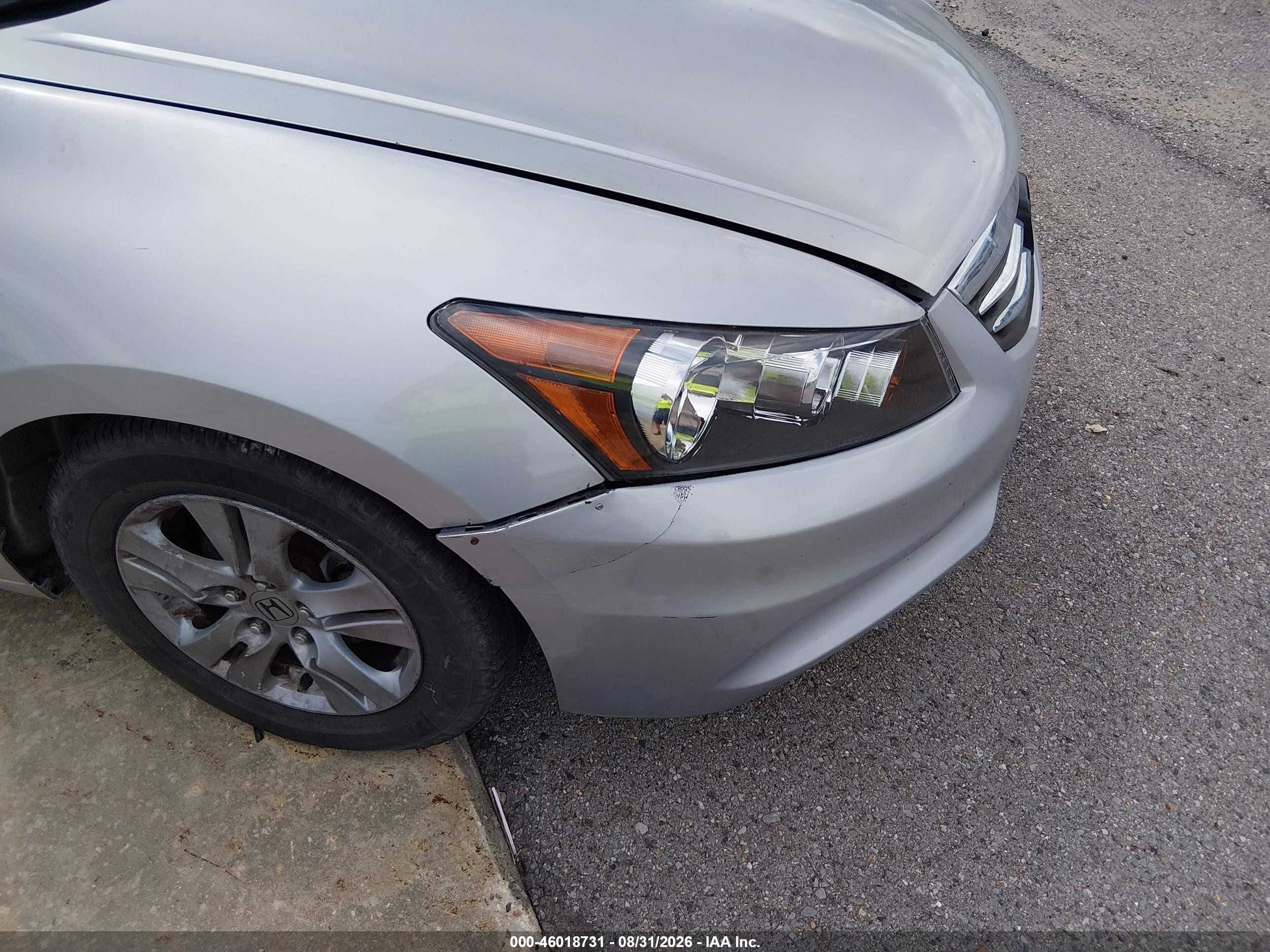 2012 Honda Accord 2.4 Se Silver vin: 1HGCP2F65CA026755