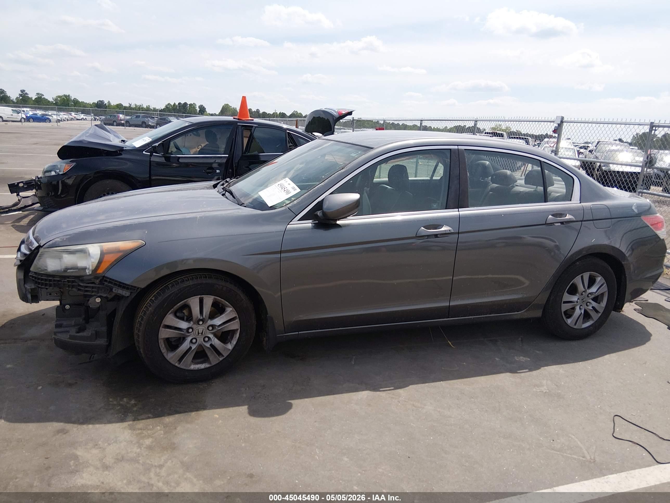 2012 Honda Accord 2.4 Se Gray vin: 1HGCP2F65CA046892