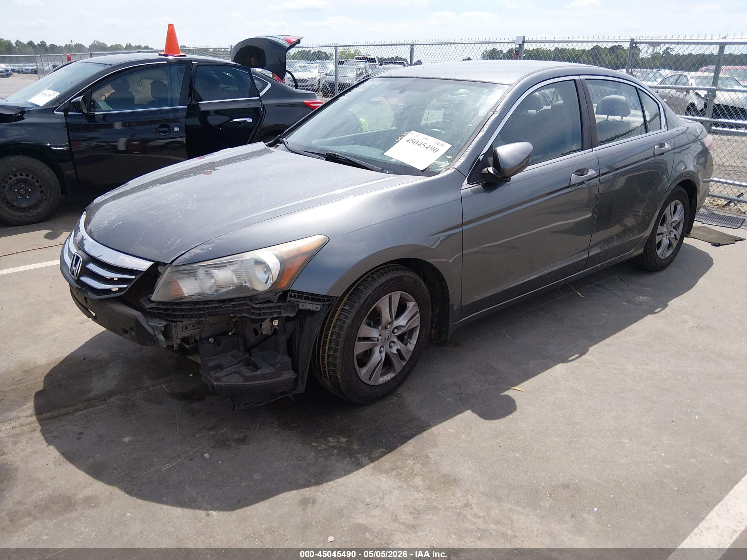 2012 Honda Accord 2.4 Se Gray vin: 1HGCP2F65CA046892