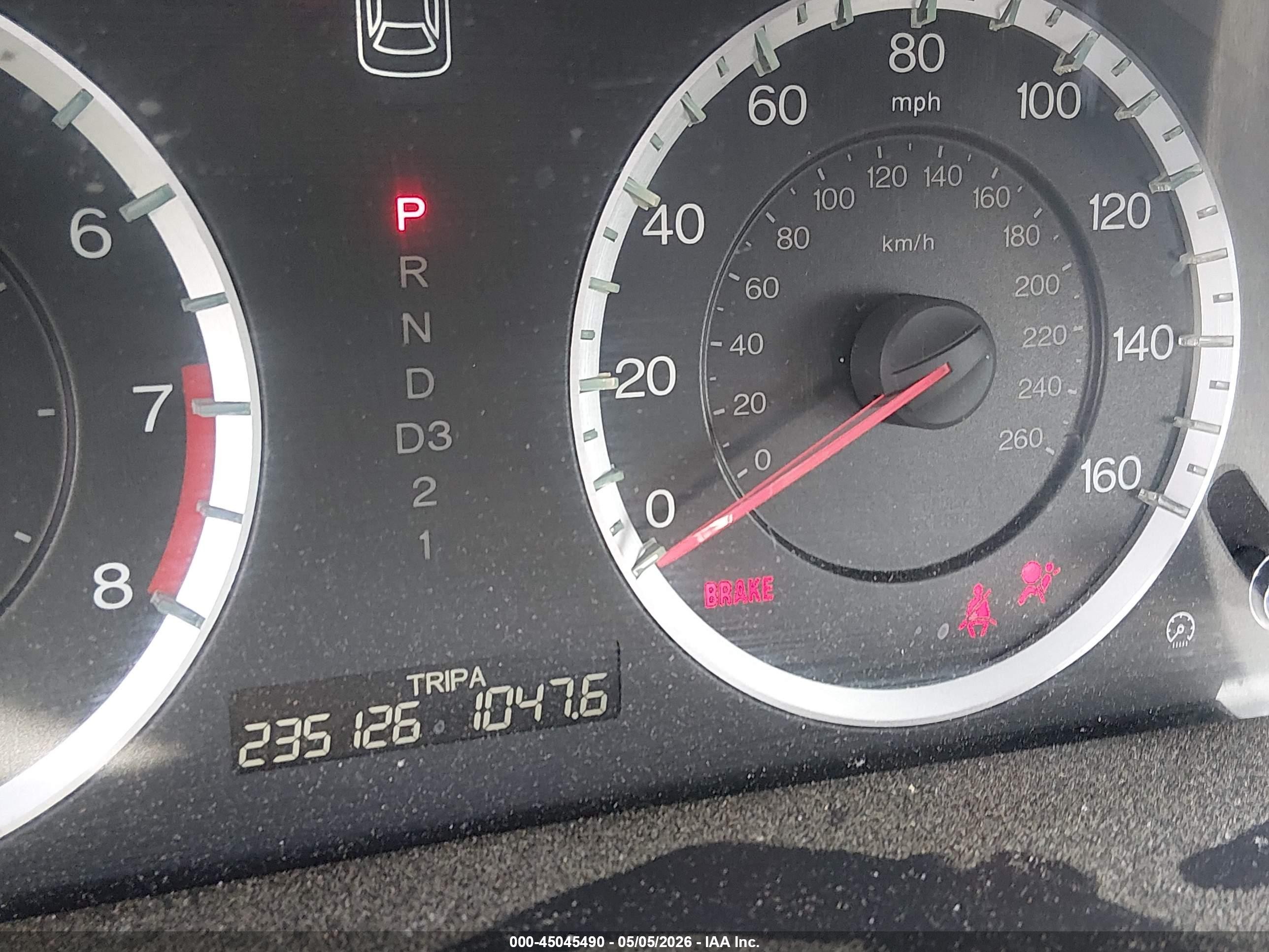 2012 Honda Accord 2.4 Se Gray vin: 1HGCP2F65CA046892
