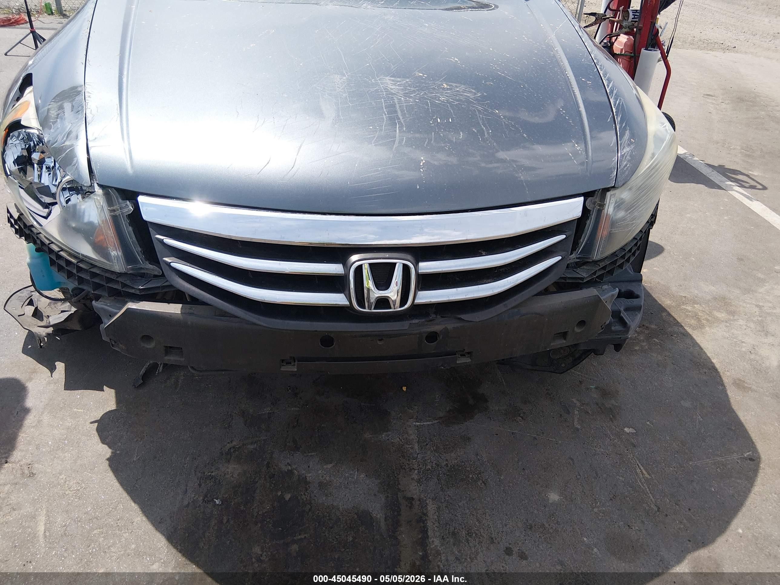 2012 Honda Accord 2.4 Se Gray vin: 1HGCP2F65CA046892