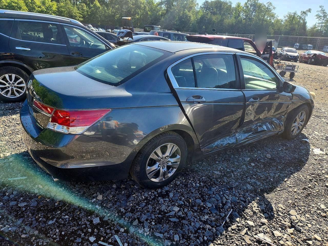 2012 Honda Accord Se Gray vin: 1HGCP2F65CA056029