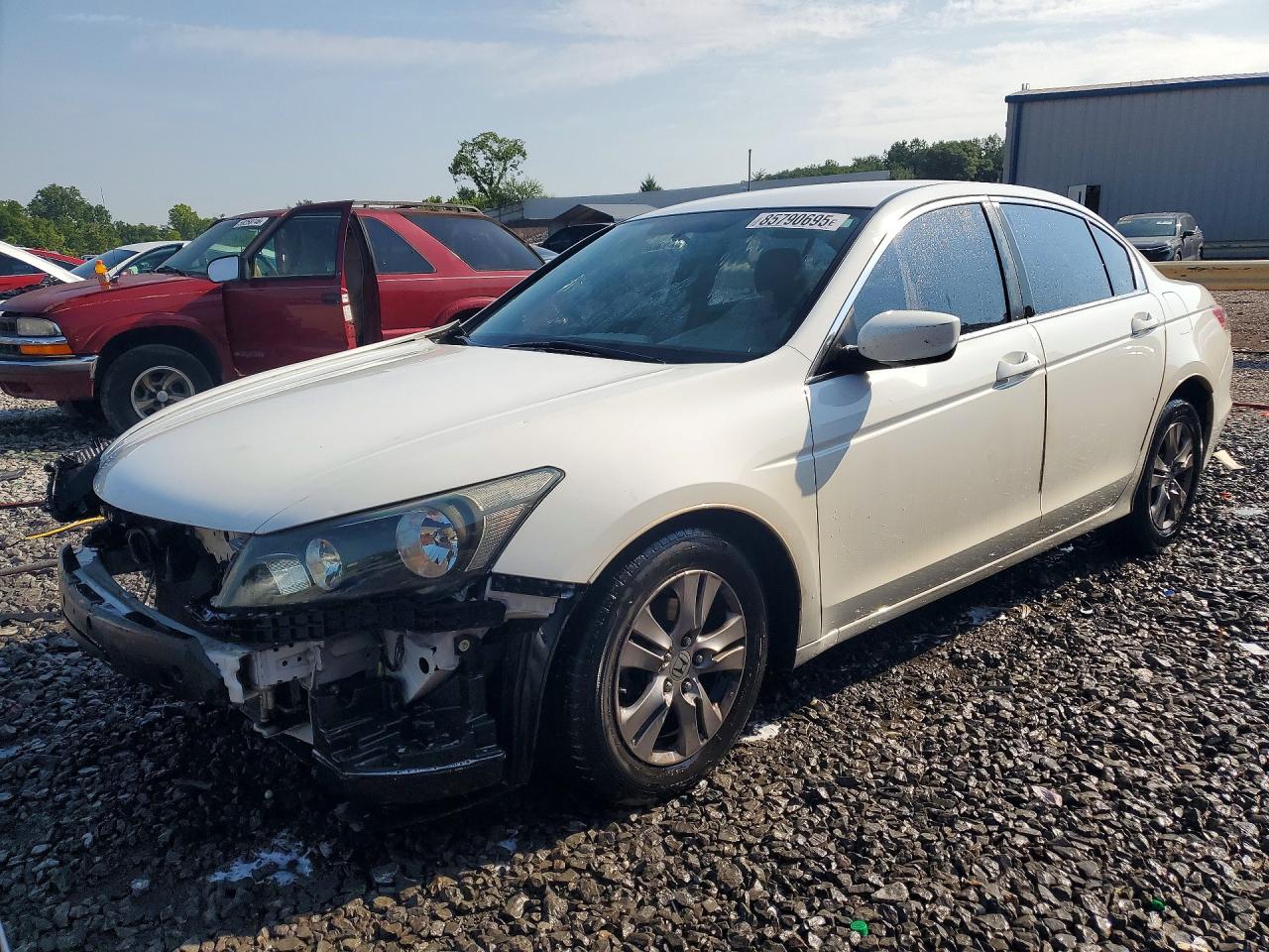 2012 Honda Accord Se White vin: 1HGCP2F65CA078631