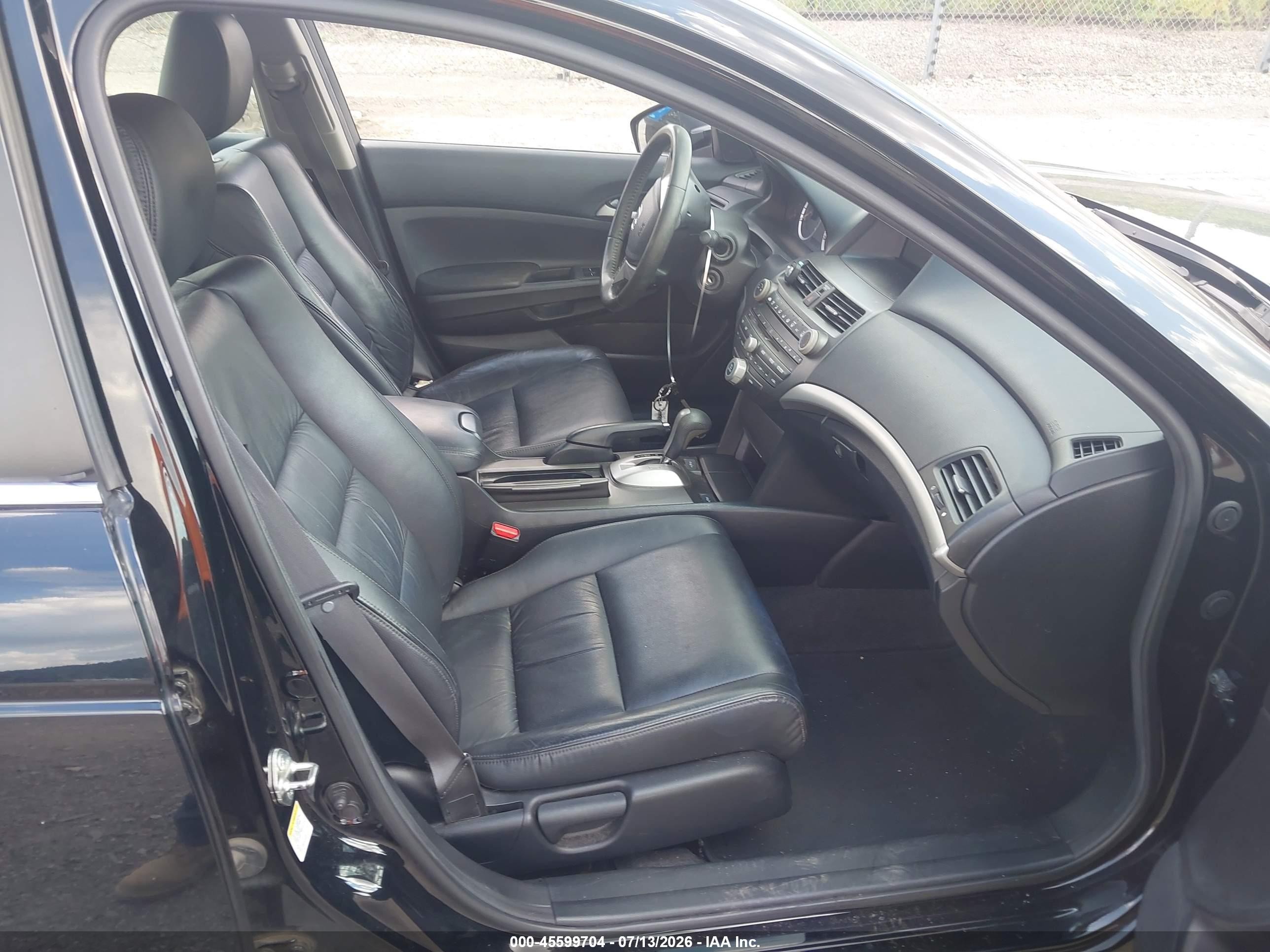 2012 Honda Accord 2.4 Se Black vin: 1HGCP2F65CA082520