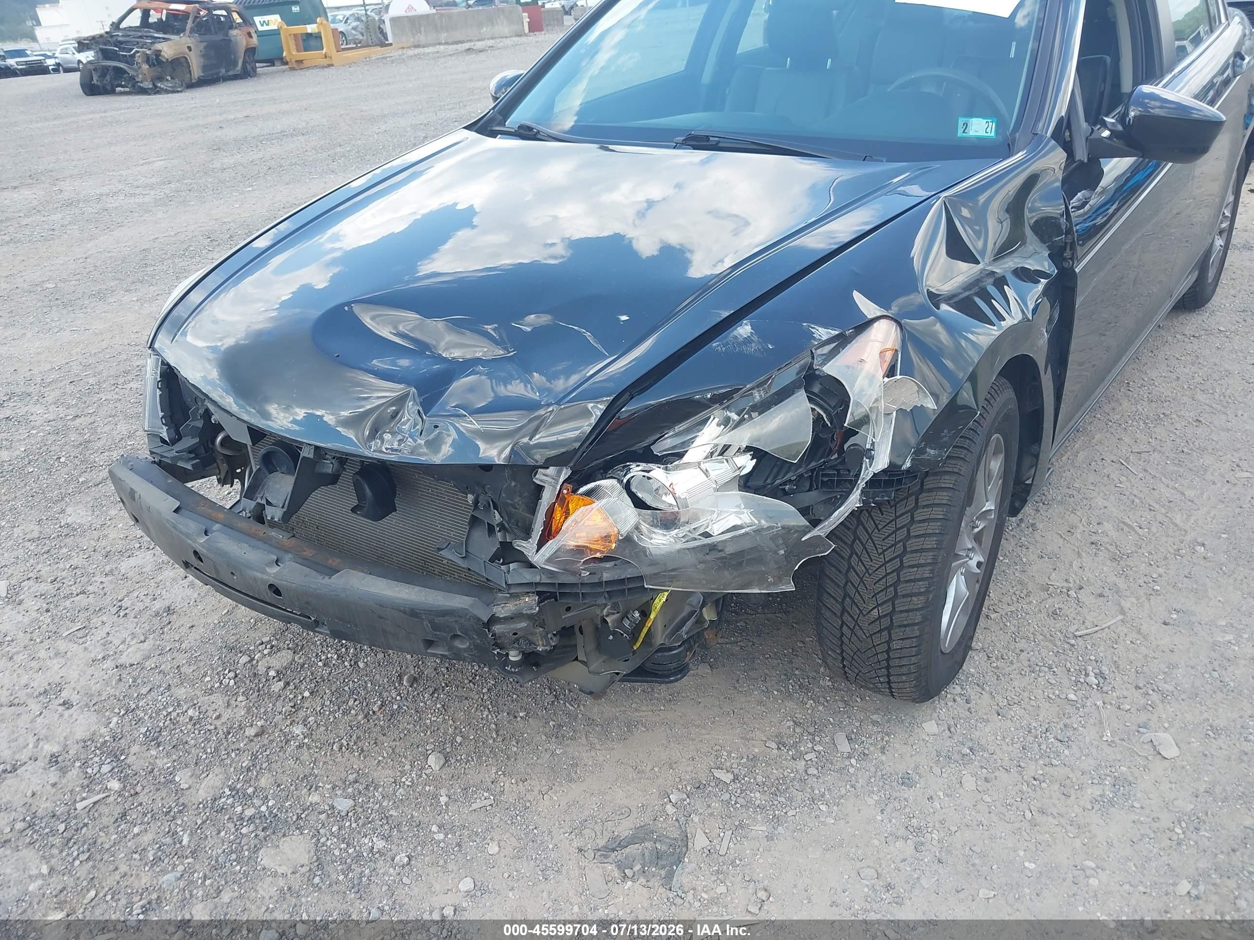 2012 Honda Accord 2.4 Se Black vin: 1HGCP2F65CA082520