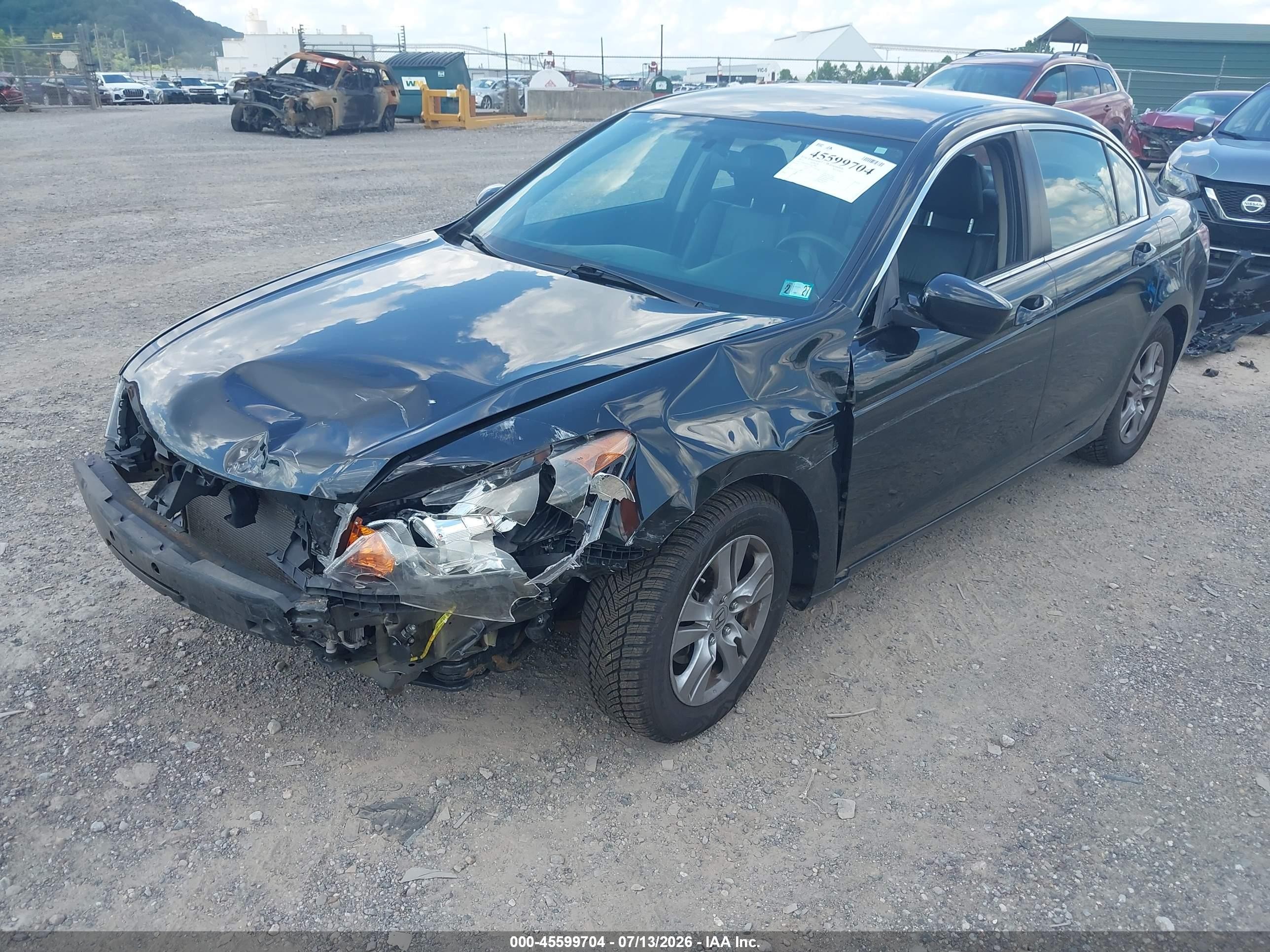 2012 Honda Accord 2.4 Se Black vin: 1HGCP2F65CA082520