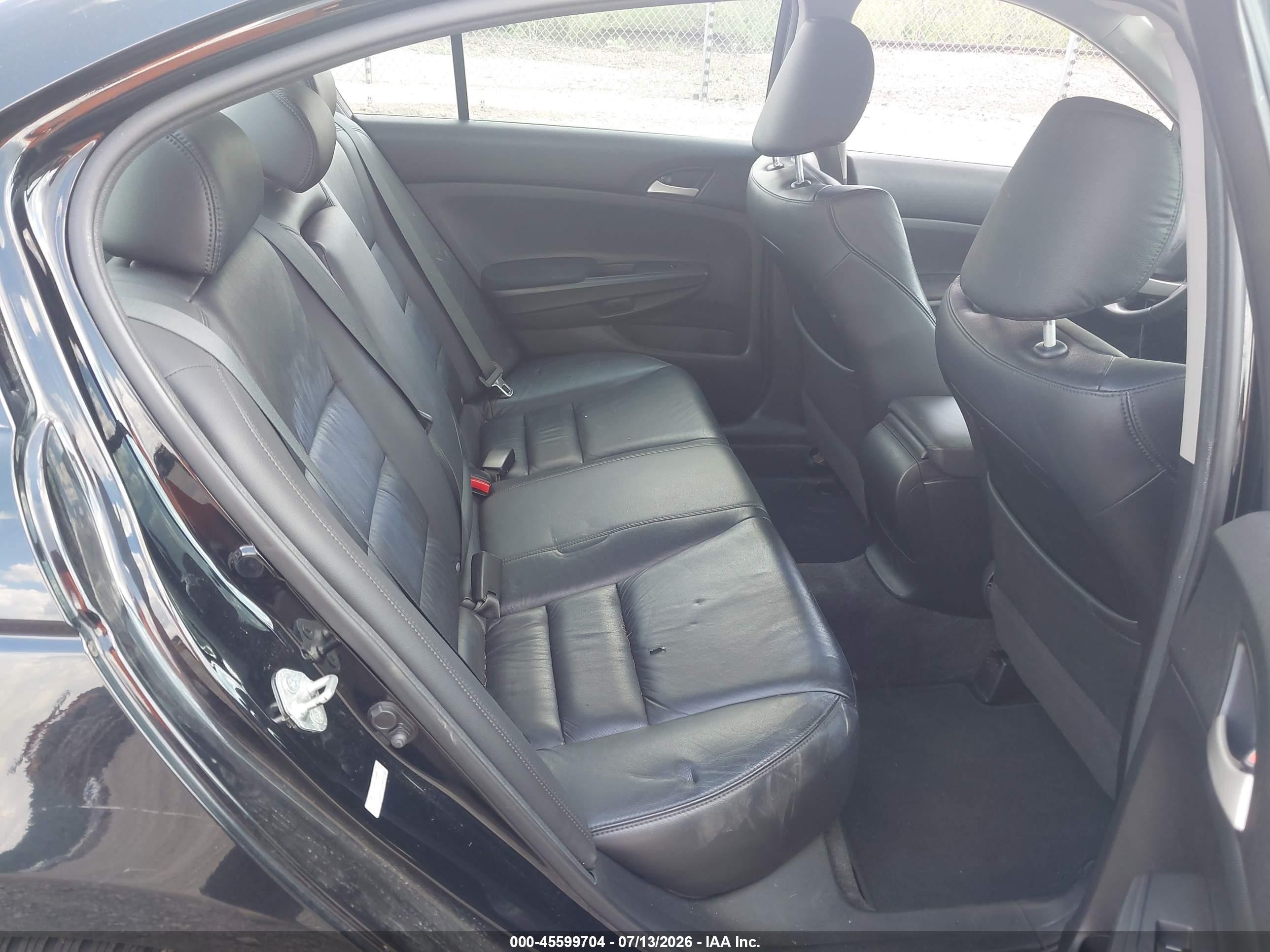 2012 Honda Accord 2.4 Se Black vin: 1HGCP2F65CA082520