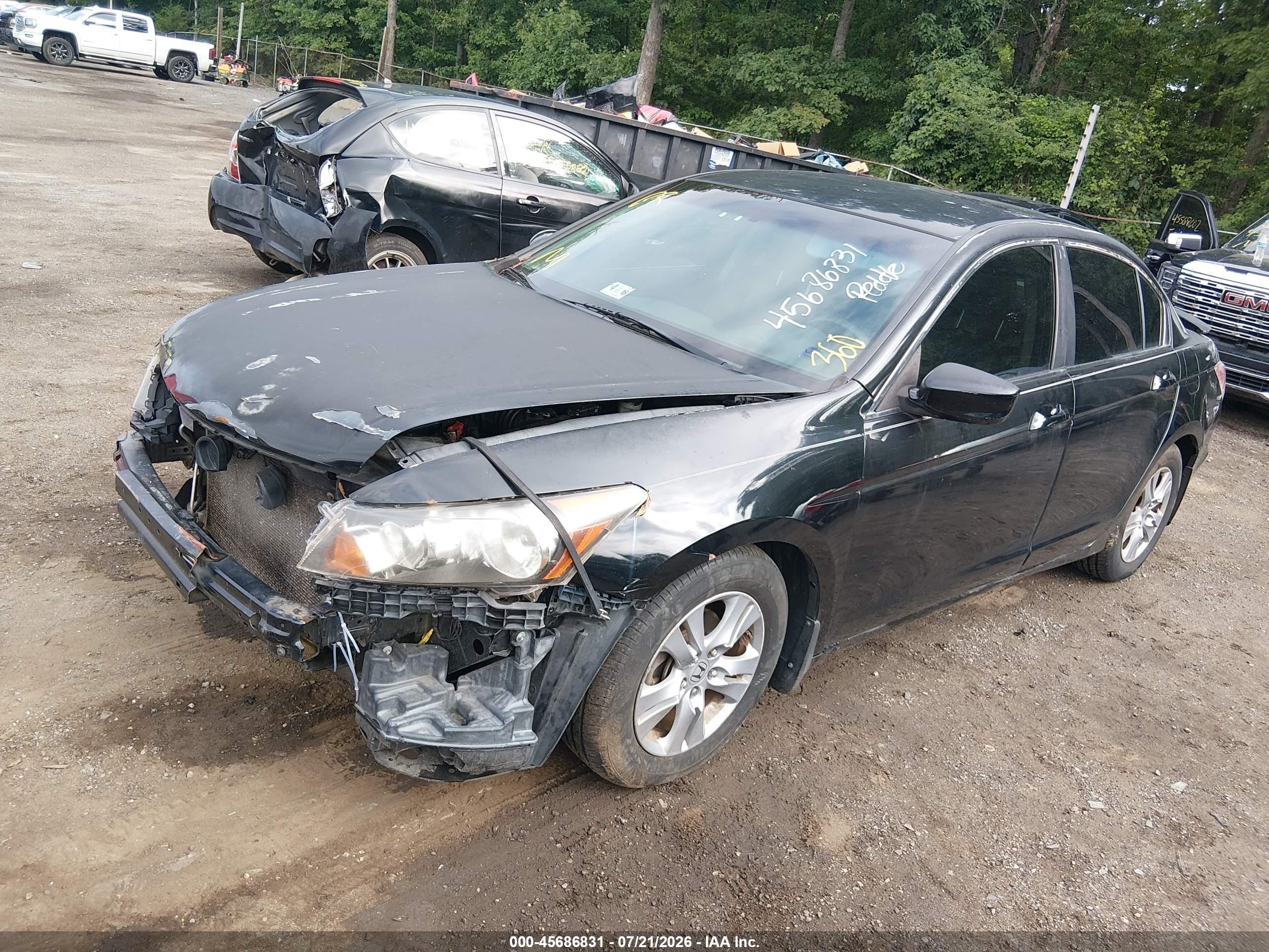 2012 Honda Accord 2.4 Se Black vin: 1HGCP2F65CA092691
