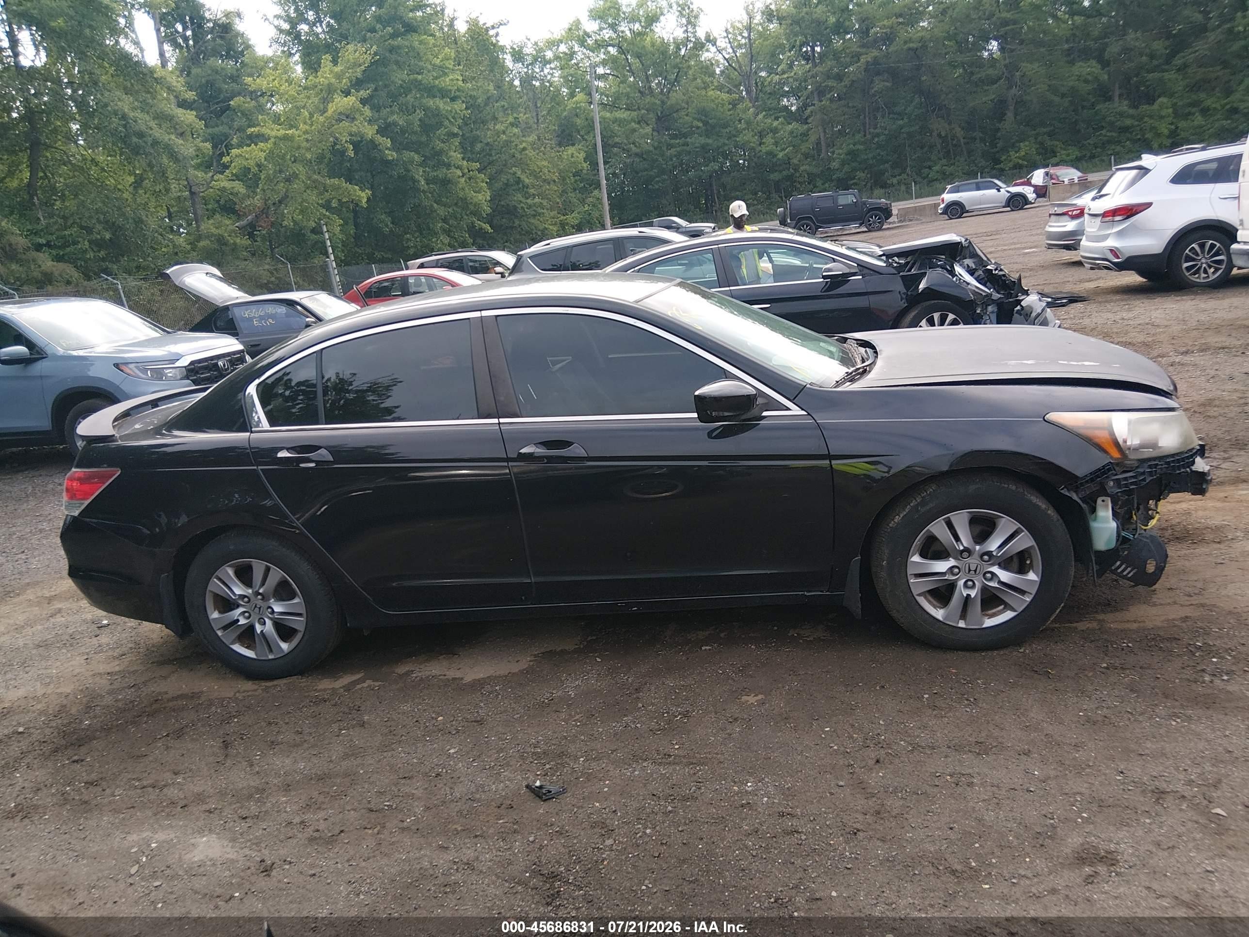 2012 Honda Accord 2.4 Se Black vin: 1HGCP2F65CA092691