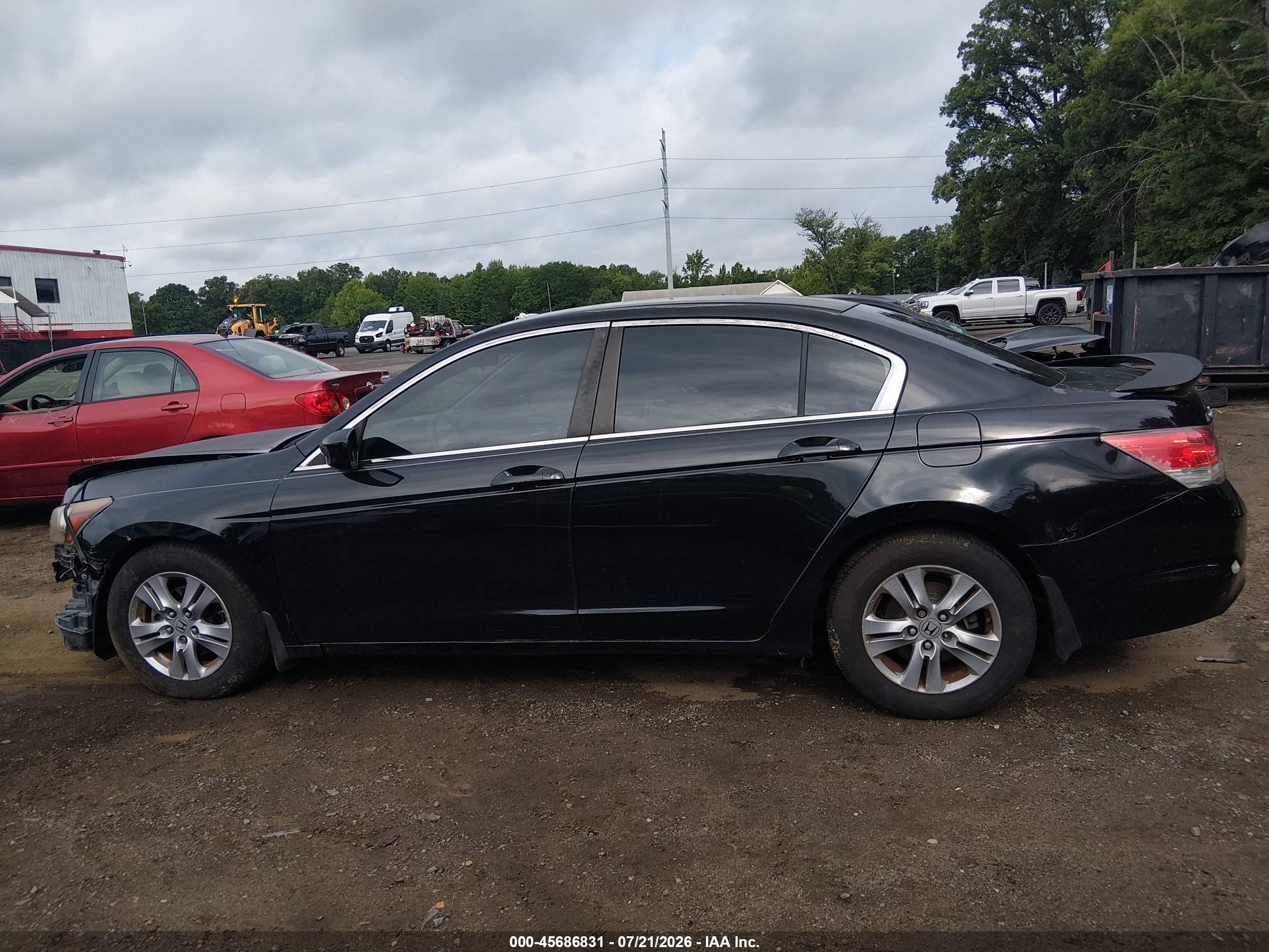 2012 Honda Accord 2.4 Se Black vin: 1HGCP2F65CA092691