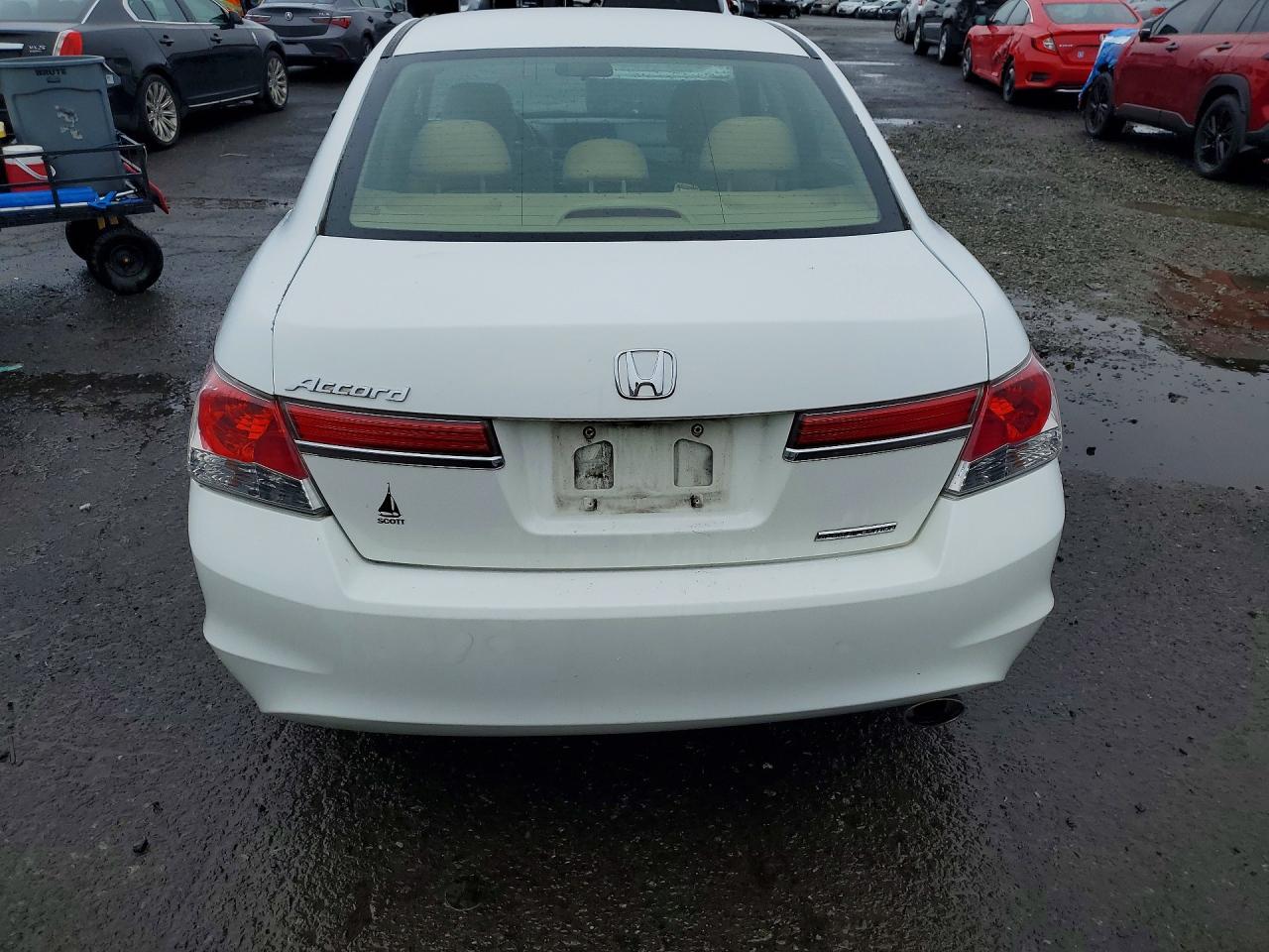 2012 Honda Accord Se White vin: 1HGCP2F65CA112776