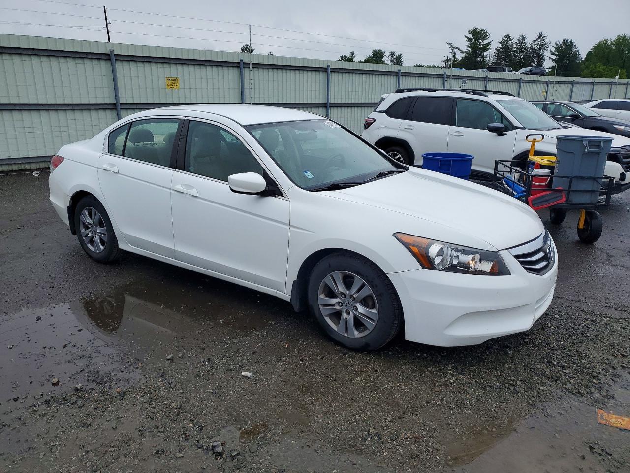 2012 Honda Accord Se White vin: 1HGCP2F65CA112776