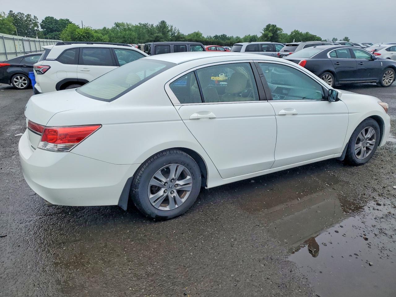 2012 Honda Accord Se White vin: 1HGCP2F65CA112776