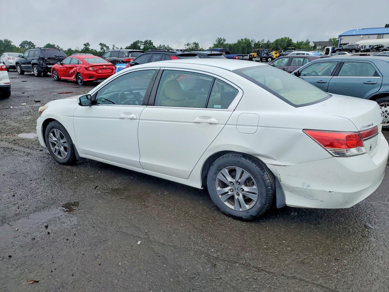 2012 Honda Accord Se White vin: 1HGCP2F65CA112776