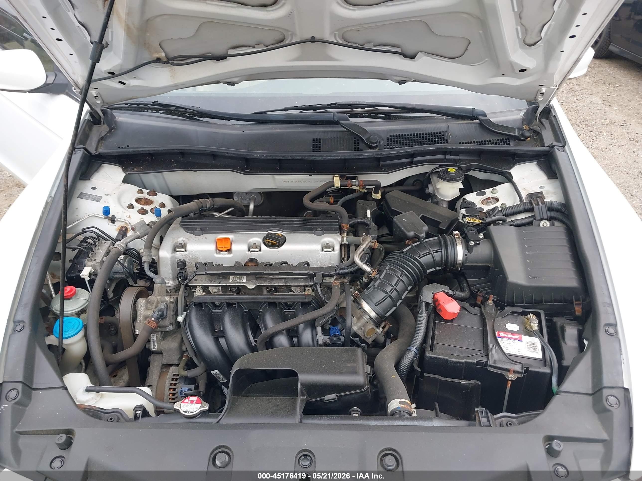 2012 Honda Accord 2.4 Se Белый vin: 1HGCP2F65CA134356