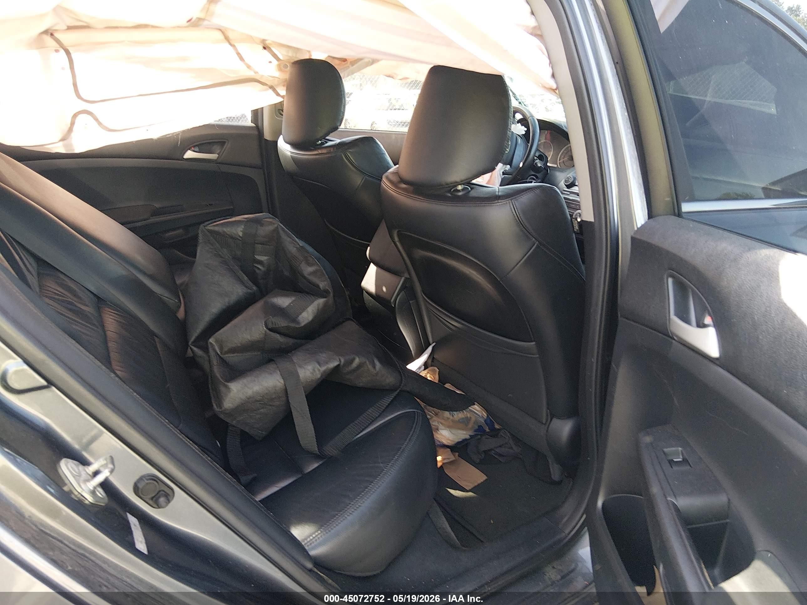 2012 Honda Accord 2.4 Se Серый vin: 1HGCP2F65CA138973