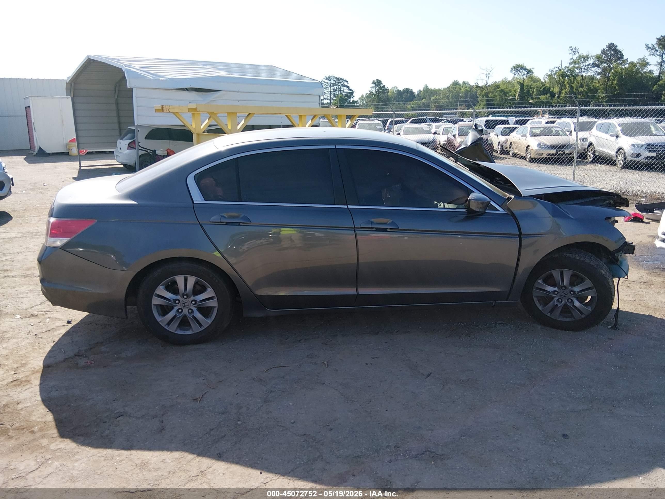 2012 Honda Accord 2.4 Se Серый vin: 1HGCP2F65CA138973