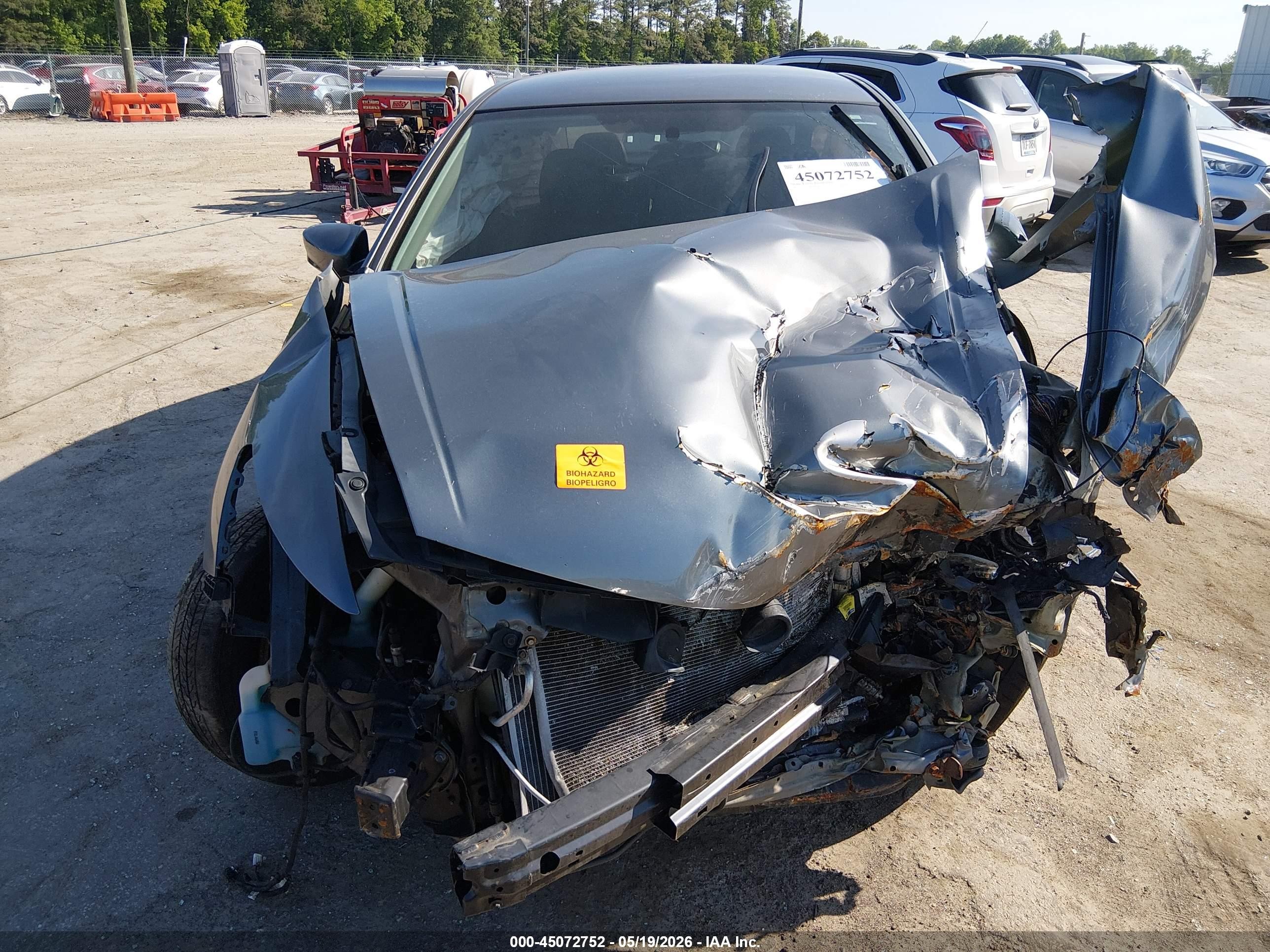 2012 Honda Accord 2.4 Se Серый vin: 1HGCP2F65CA138973