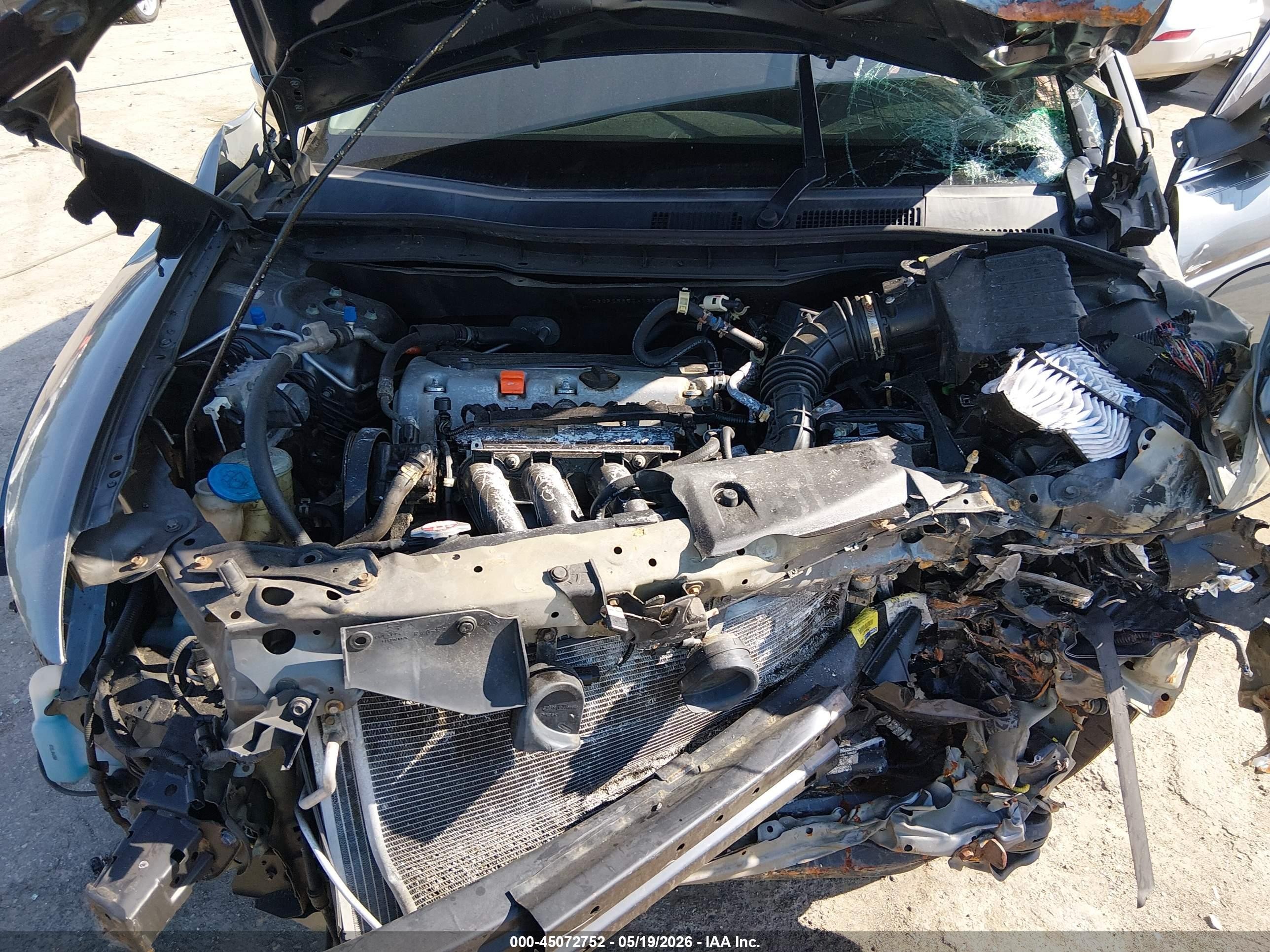 2012 Honda Accord 2.4 Se Серый vin: 1HGCP2F65CA138973