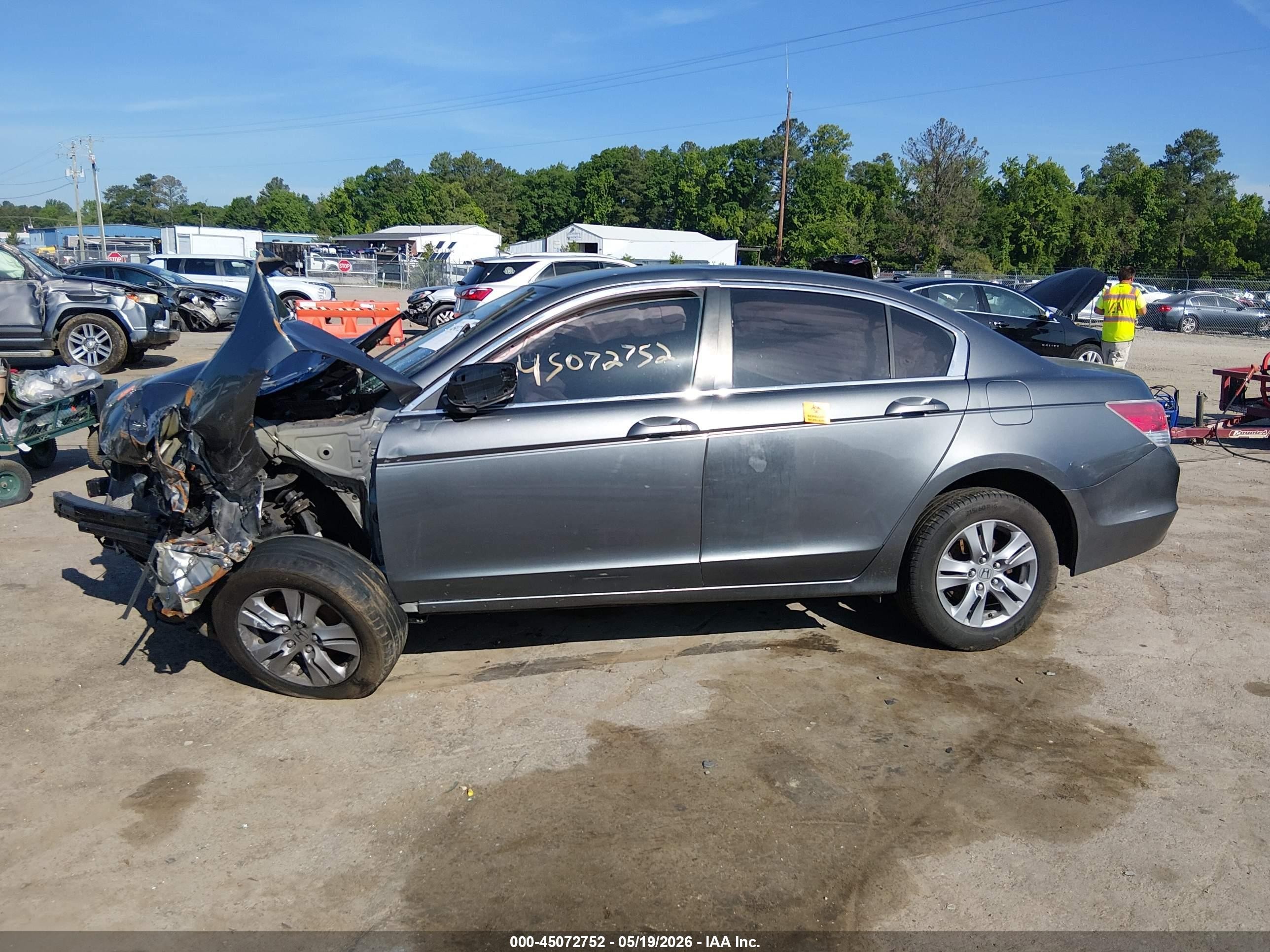 2012 Honda Accord 2.4 Se Серый vin: 1HGCP2F65CA138973